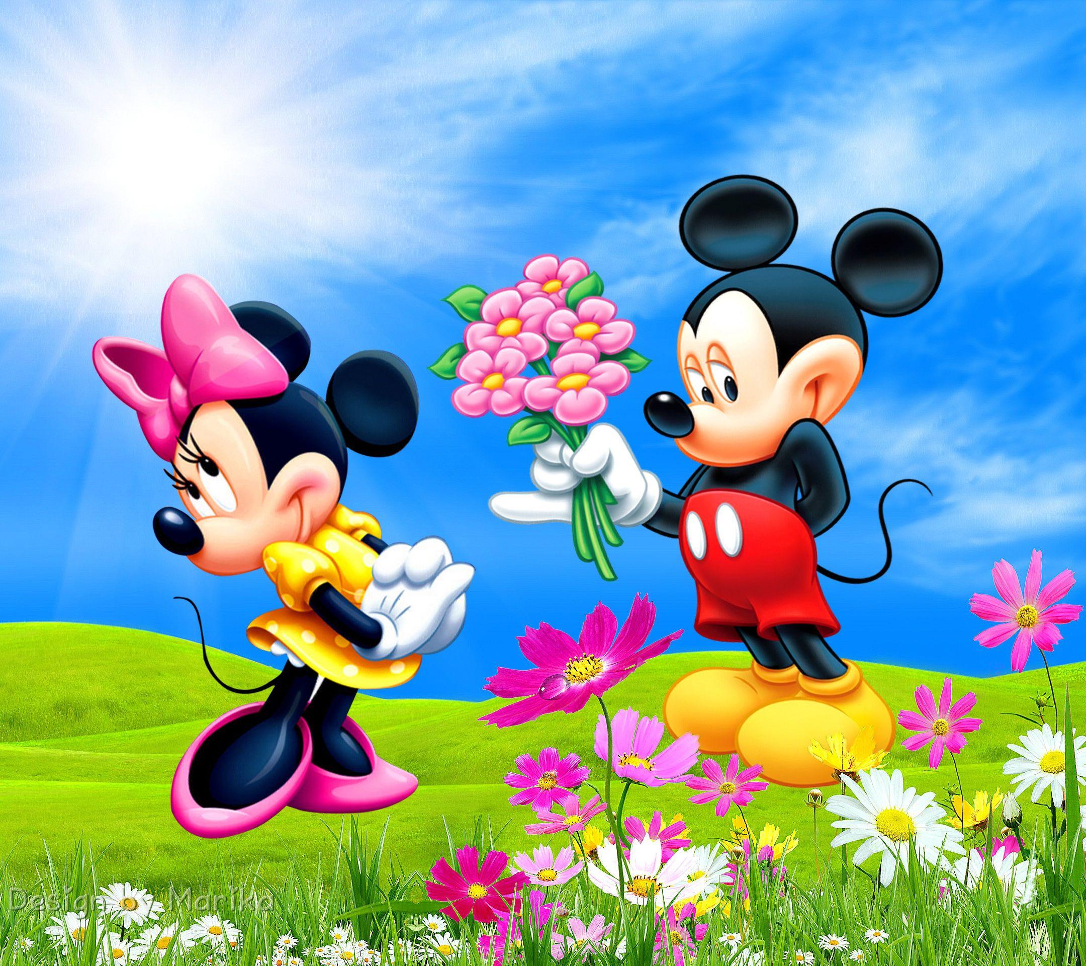 Mickey And Minnie Wallpapers Top Free Mickey And Minnie Backgrounds Wallpaperaccess