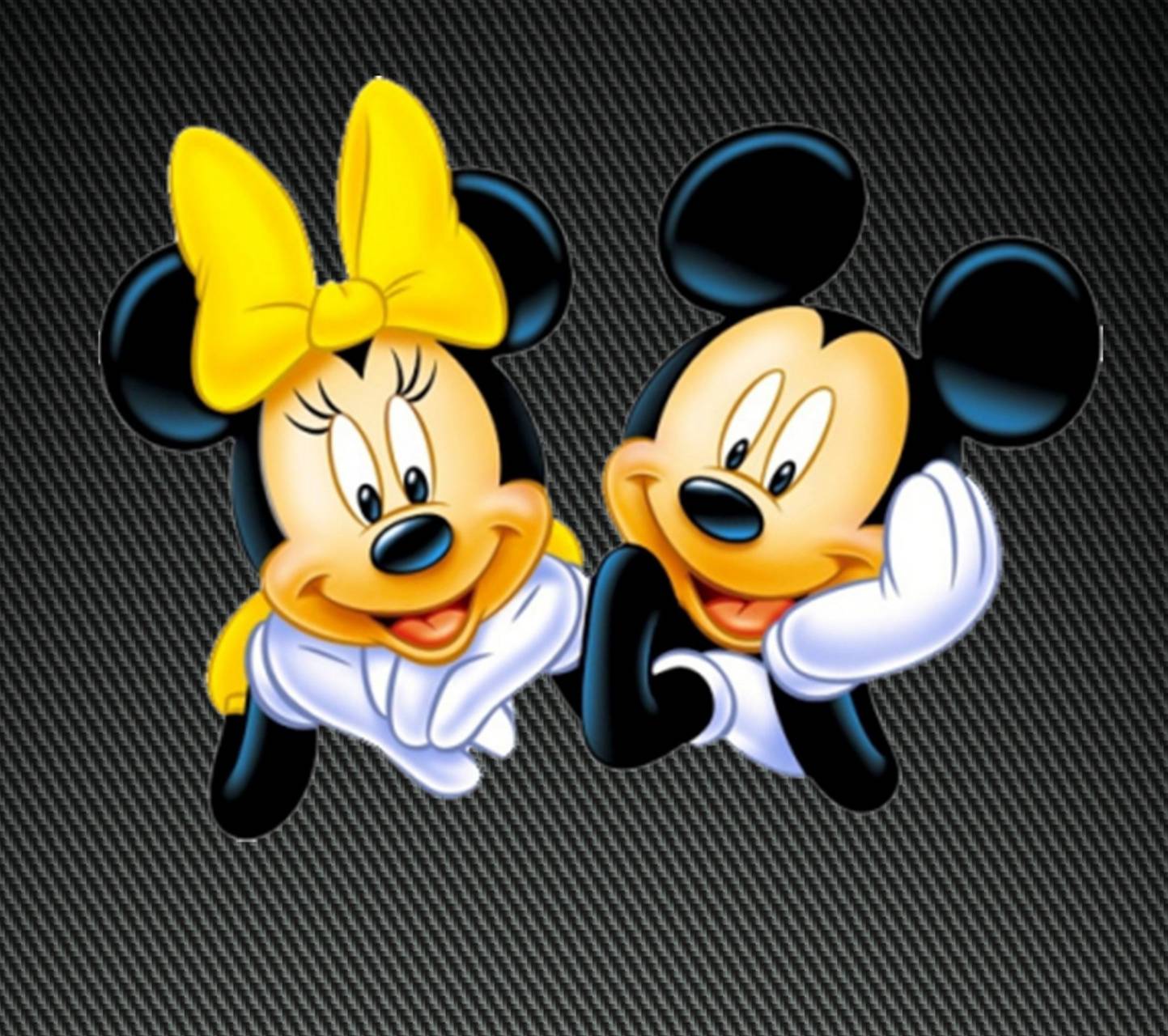 1443x1280 Mickey Minnie wallpaper