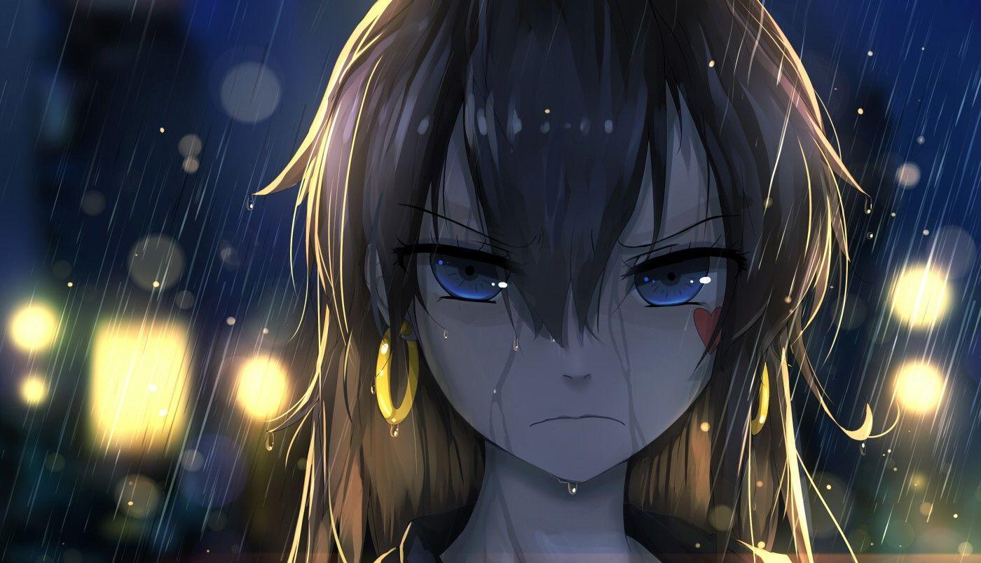 Disgusted look angry anime girl red eyes HD phone wallpaper  Peakpx