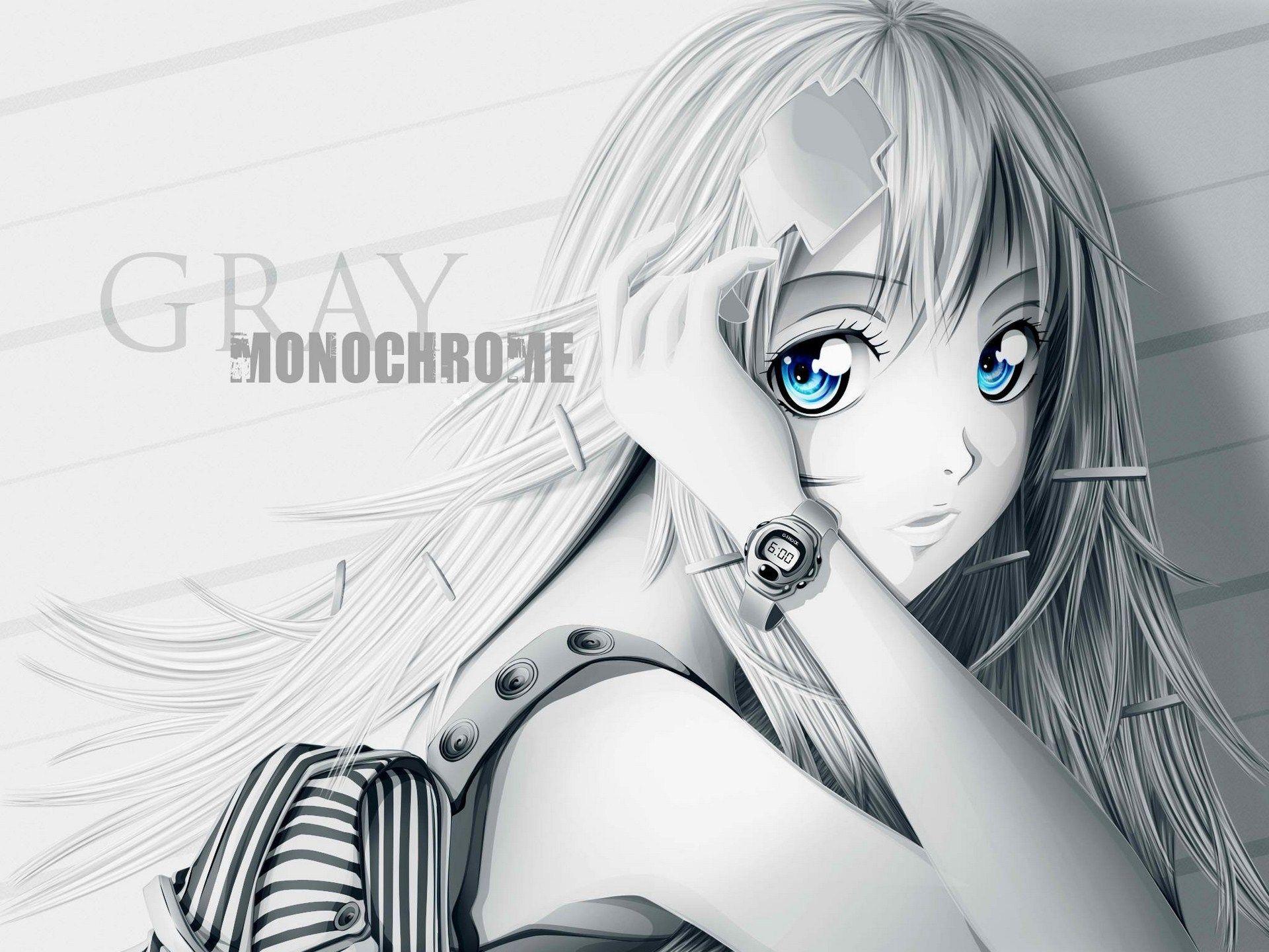Anime Beautiful Girl Drawing Easy Stock Illustration 2283674045