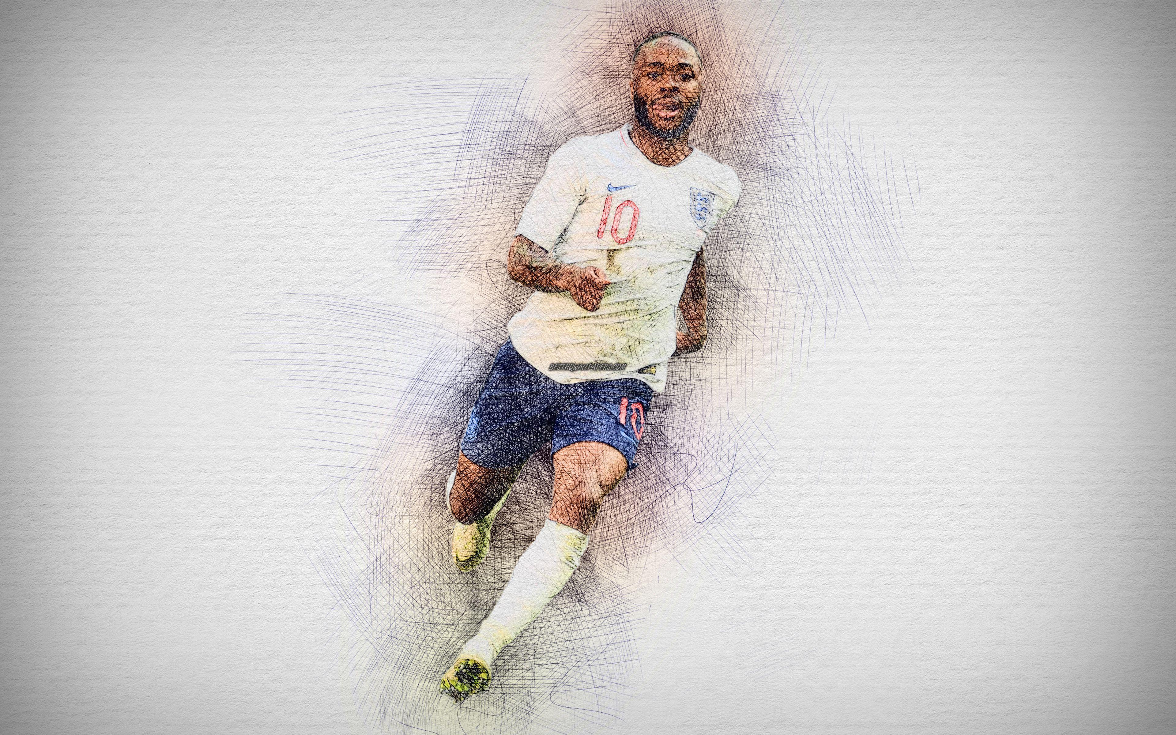 3840x2400 Raheem Sterling 4k Ultra HD Wallpaper. Background Image