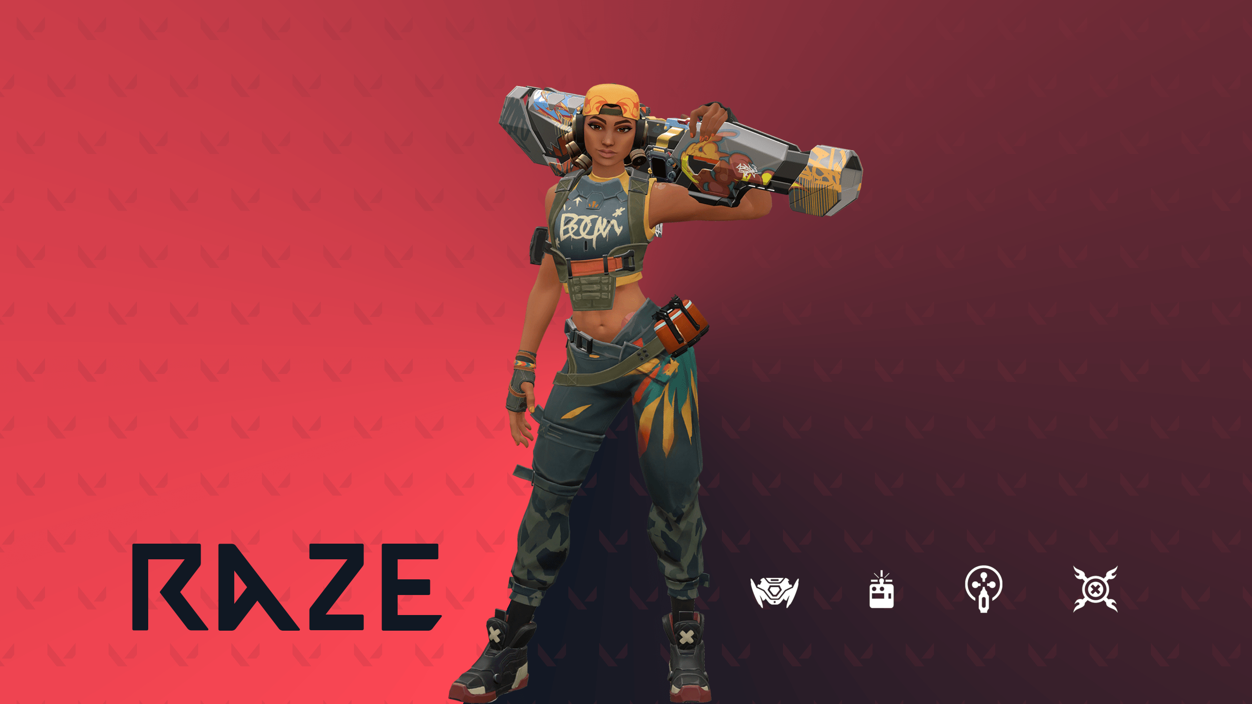 Raze Valorant Animated Wallpaper - FREE DL - HQ FanMade 