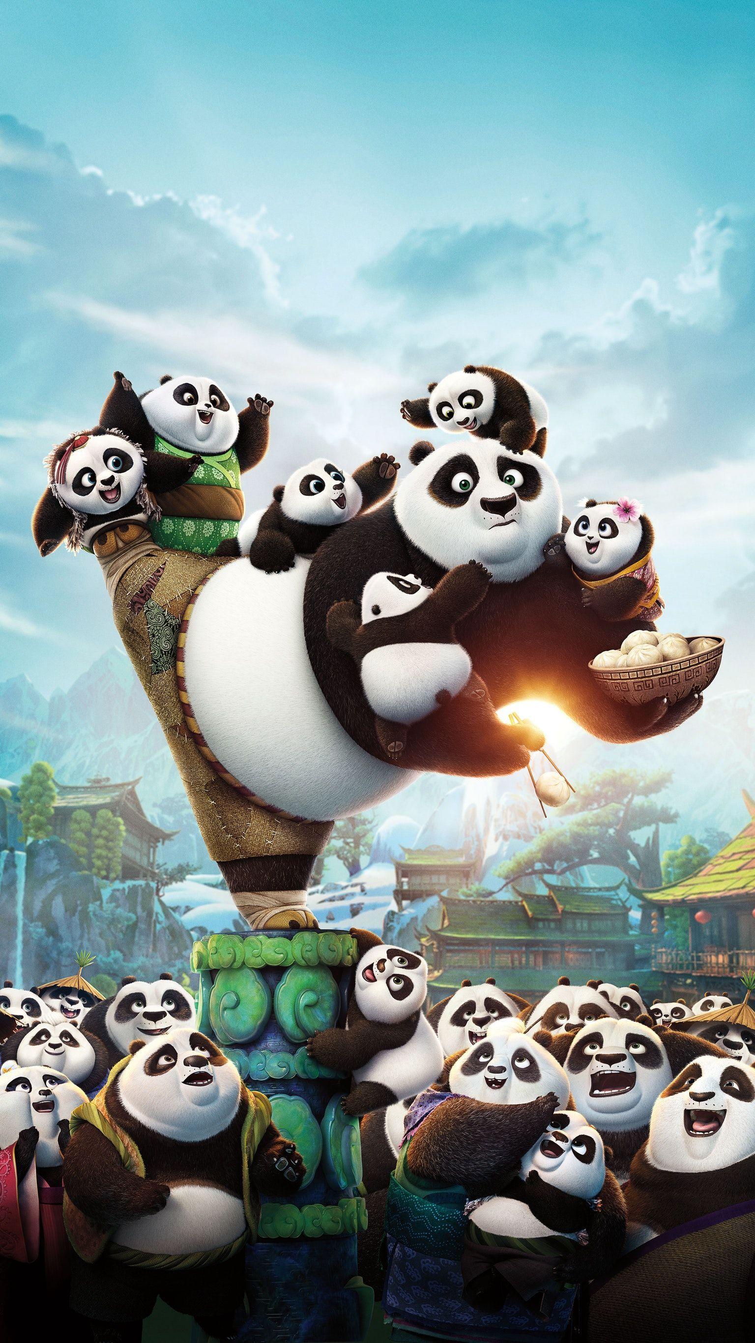 1536x2733 Kung Fu Panda 3 (2016) Phone Wallpaper. Moviemania. Panda wallpaper, Kung fu panda Cute disney wallpaper