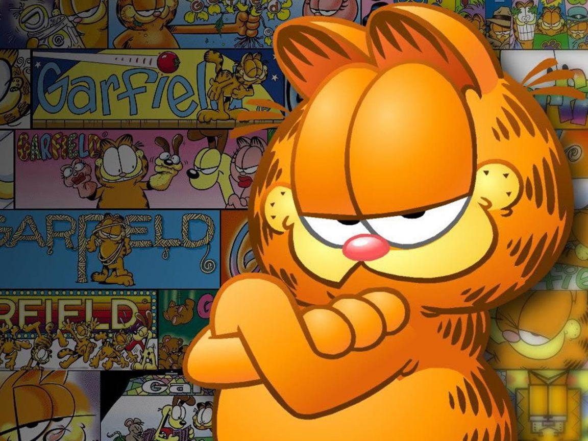 1152x864 Garfield Closeup Comic Strip Background Wallpaper 1152×864