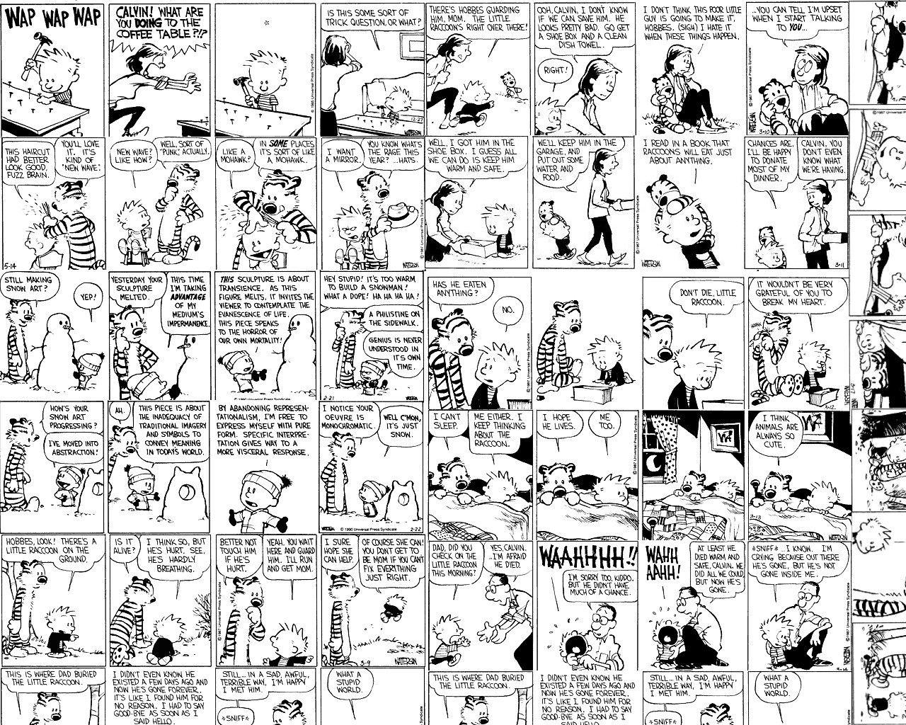 1280x1024 comic books, Calvin and Hobbes Wallpaper HD / Desktop and Mobile