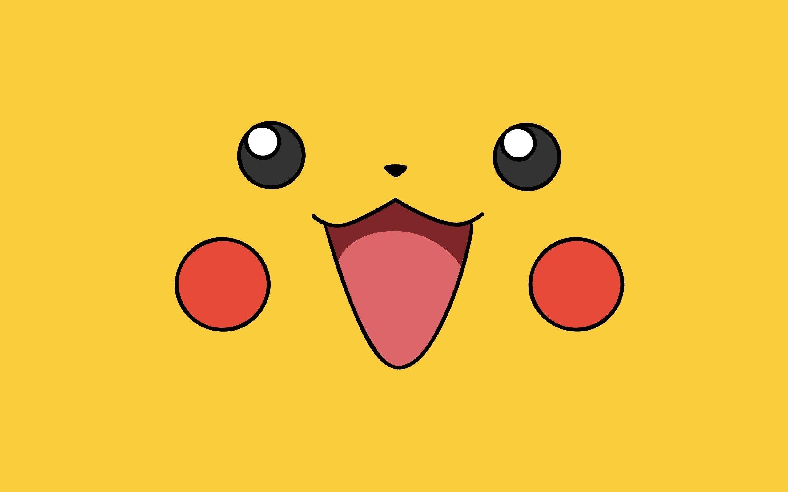 2560x1600 Pikachu Pokemon Phim hoạt hình sáng tạo khuôn mặt dễ thương