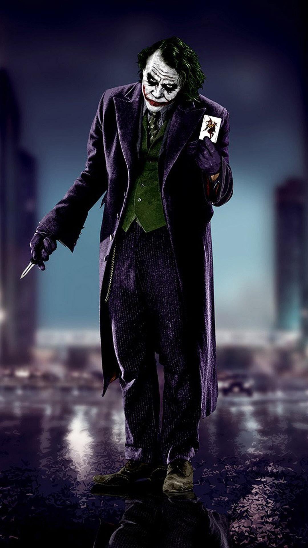 1080x1920 The Dark Knight (2008) Batman, Gordon and Harvey Dent are forced to deal with the Joker. None other than. Batman joker wallpaper, Joker image, Joker wallpaper