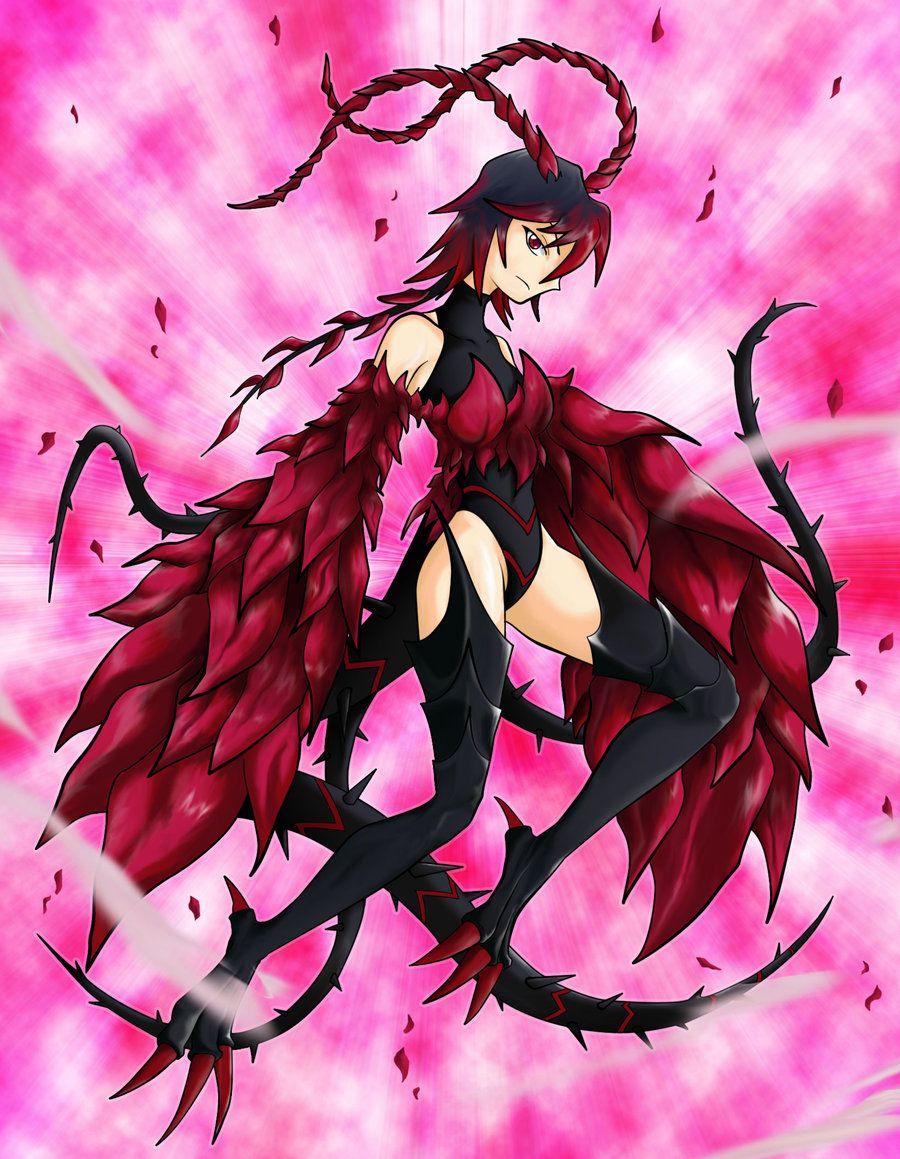 900x1159 Rose Dragon Girl