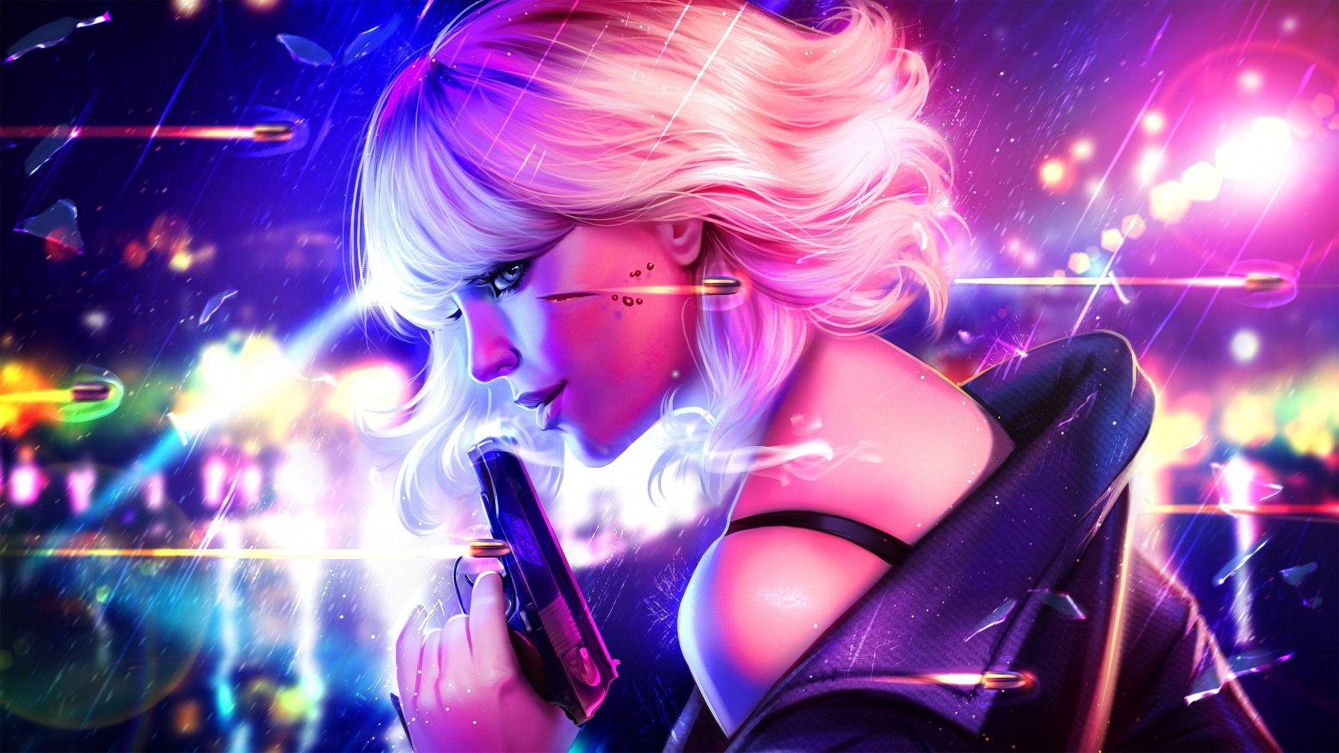 1920x1080 Atomic Blonde HD Artwork, HD Movies, 4k Wallpaper, Image