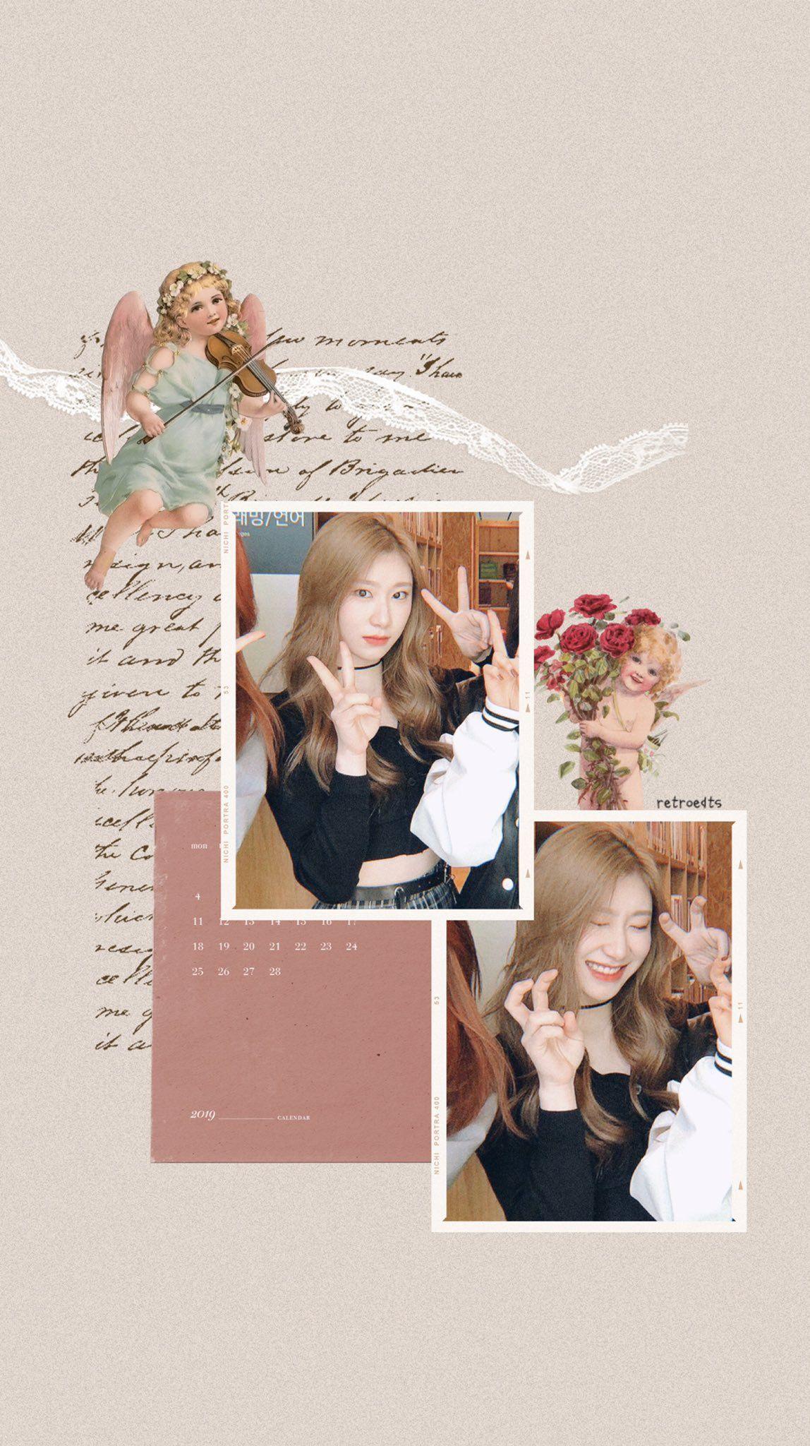 1148x2048 Chaeryeong Aesthetic Wallpaper