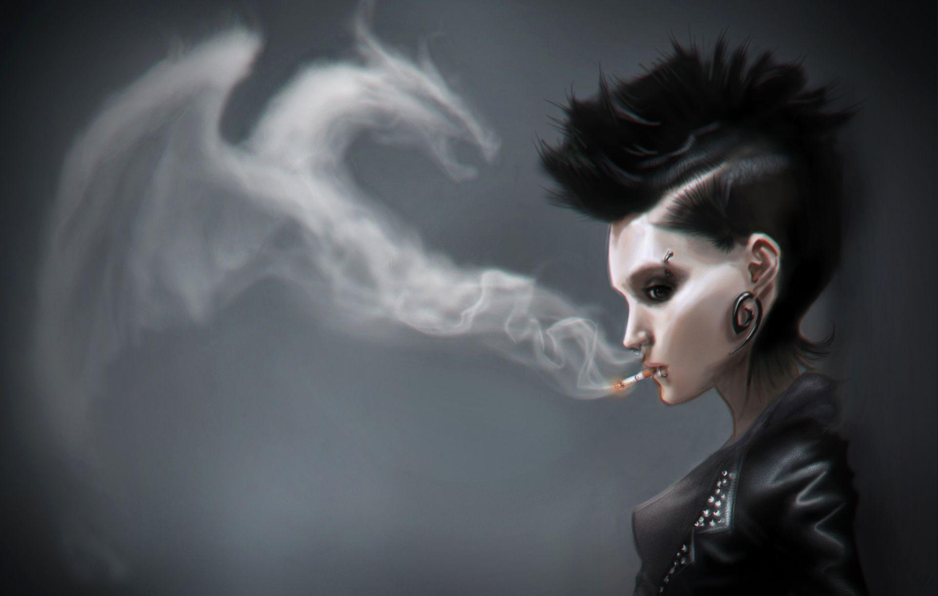 1830x1164 Girl With Tattoo Wallpaper