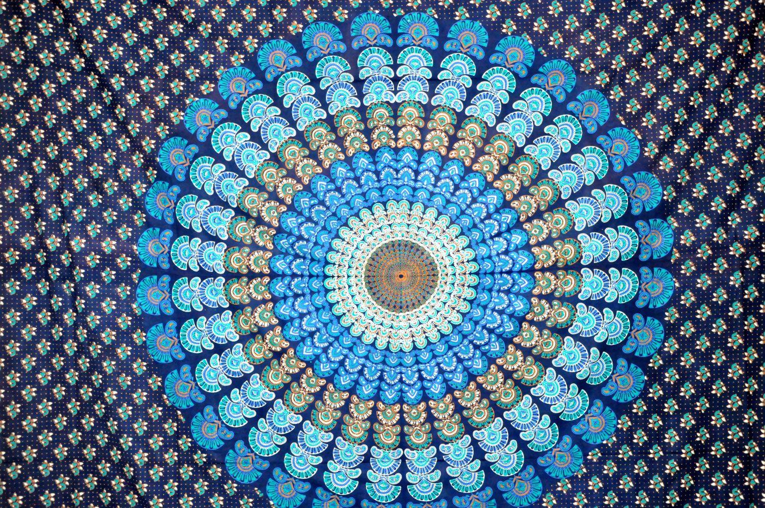 1500x996 Free download Hippie Tree Tapestry Blue indian mandala tapestry