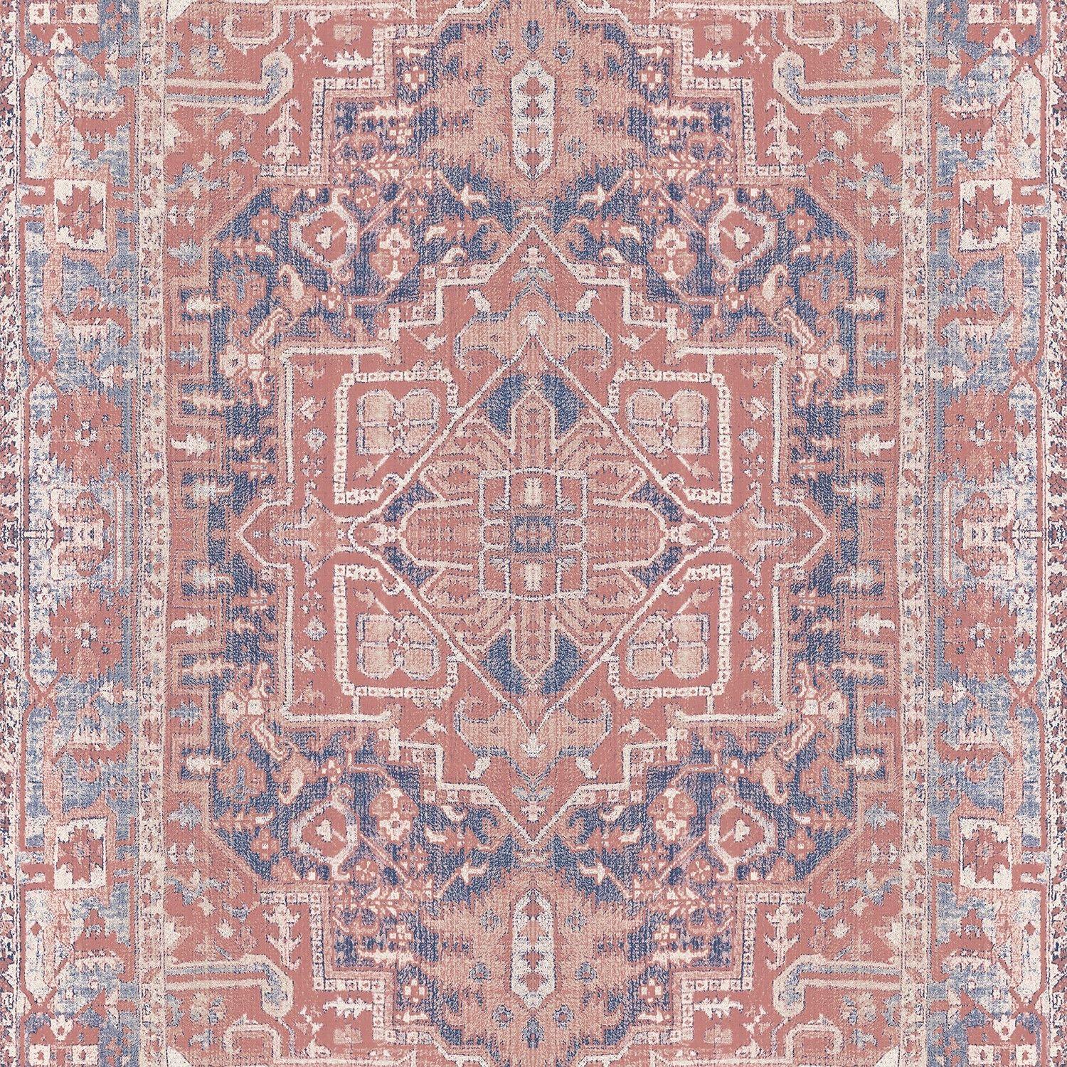 1500x1500 Oriental pink tapestry wallpaper