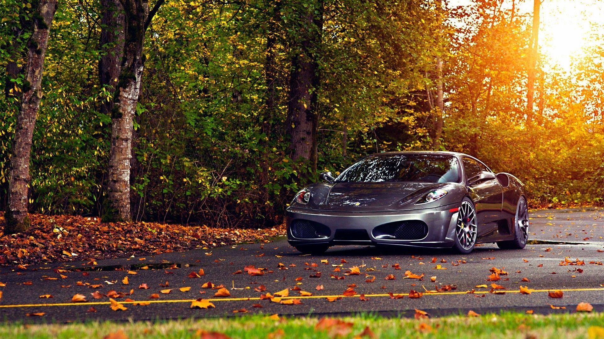 1920x1080 Ferrari F430 Autumn, HD Cartoons, 4k Wallpaper, Image
