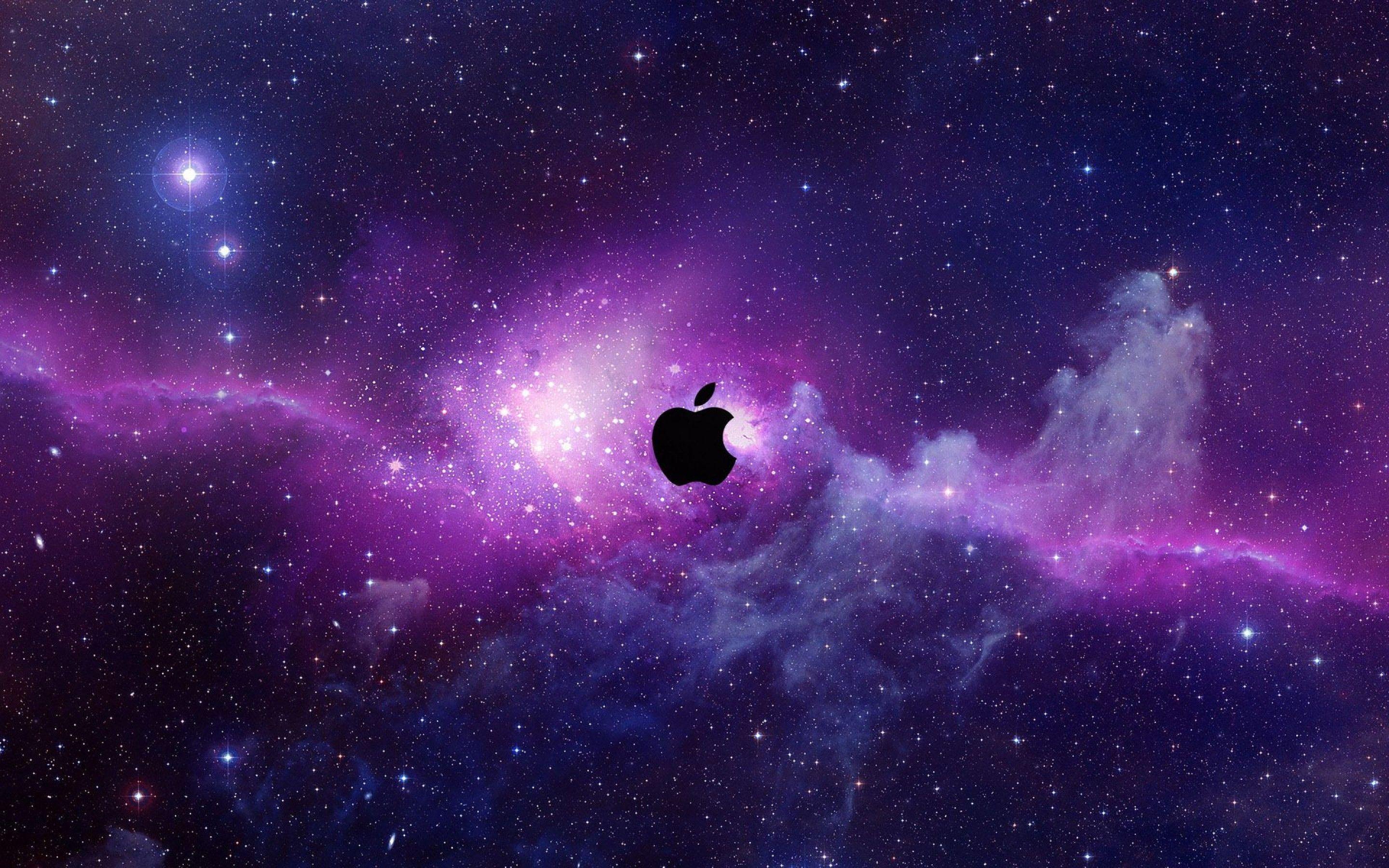 Galaxy Apple Logo Wallpapers - Top Free ...