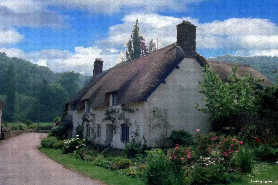 1176x785 English Cottage Wallpaper