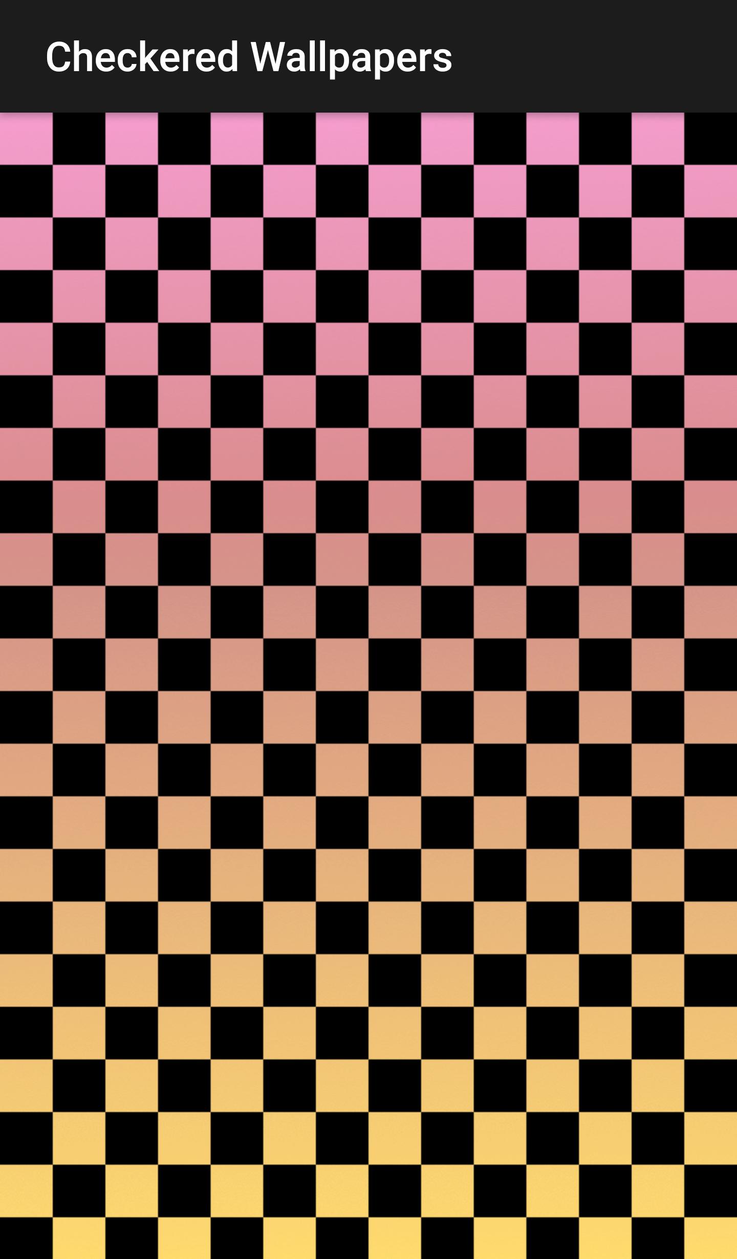 Yellow Checkerboard Wallpaper