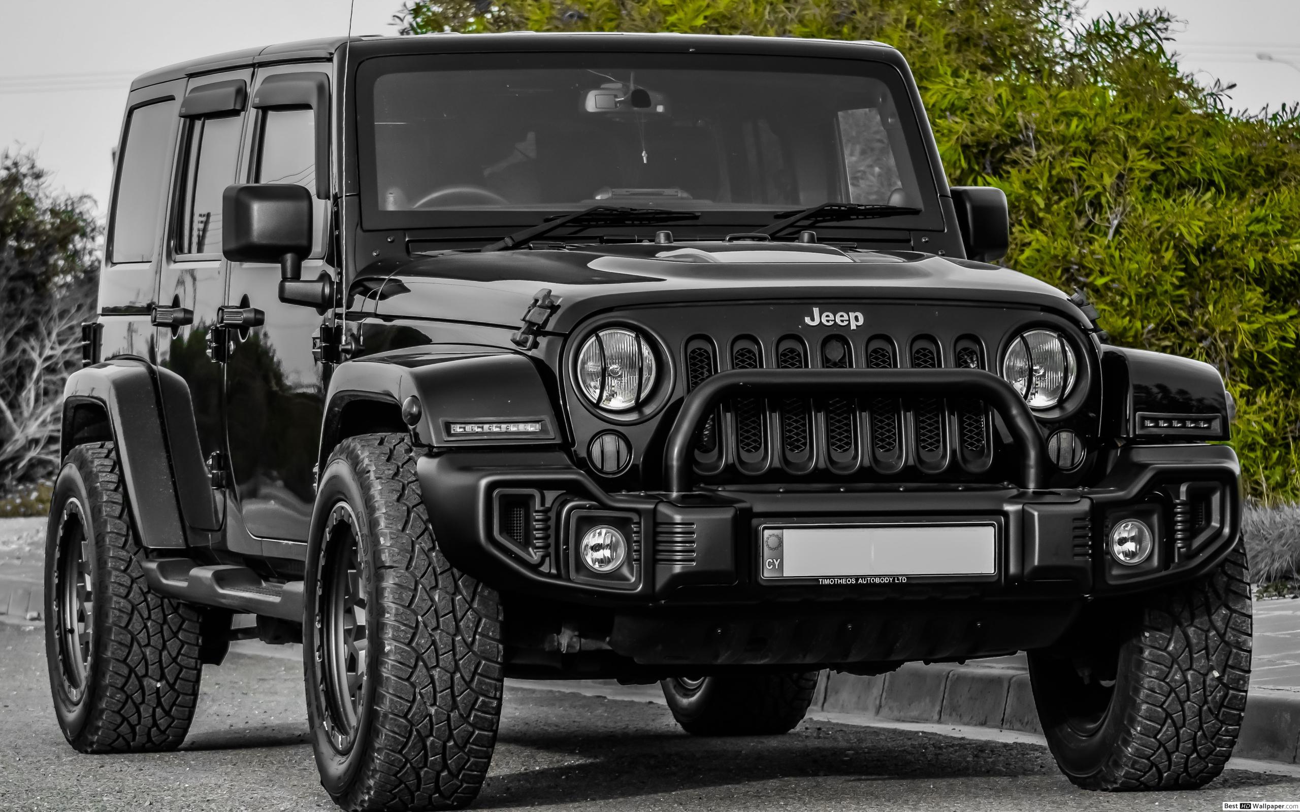 2560x1600 Black Jeep Wrangler 4x4 HD wallpaper download