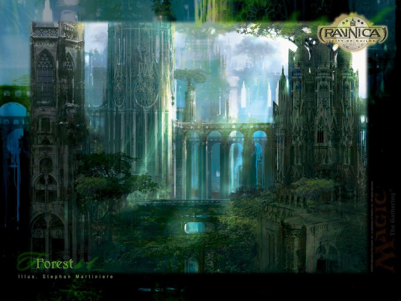 1280x960 Forest Magic Wallpaper