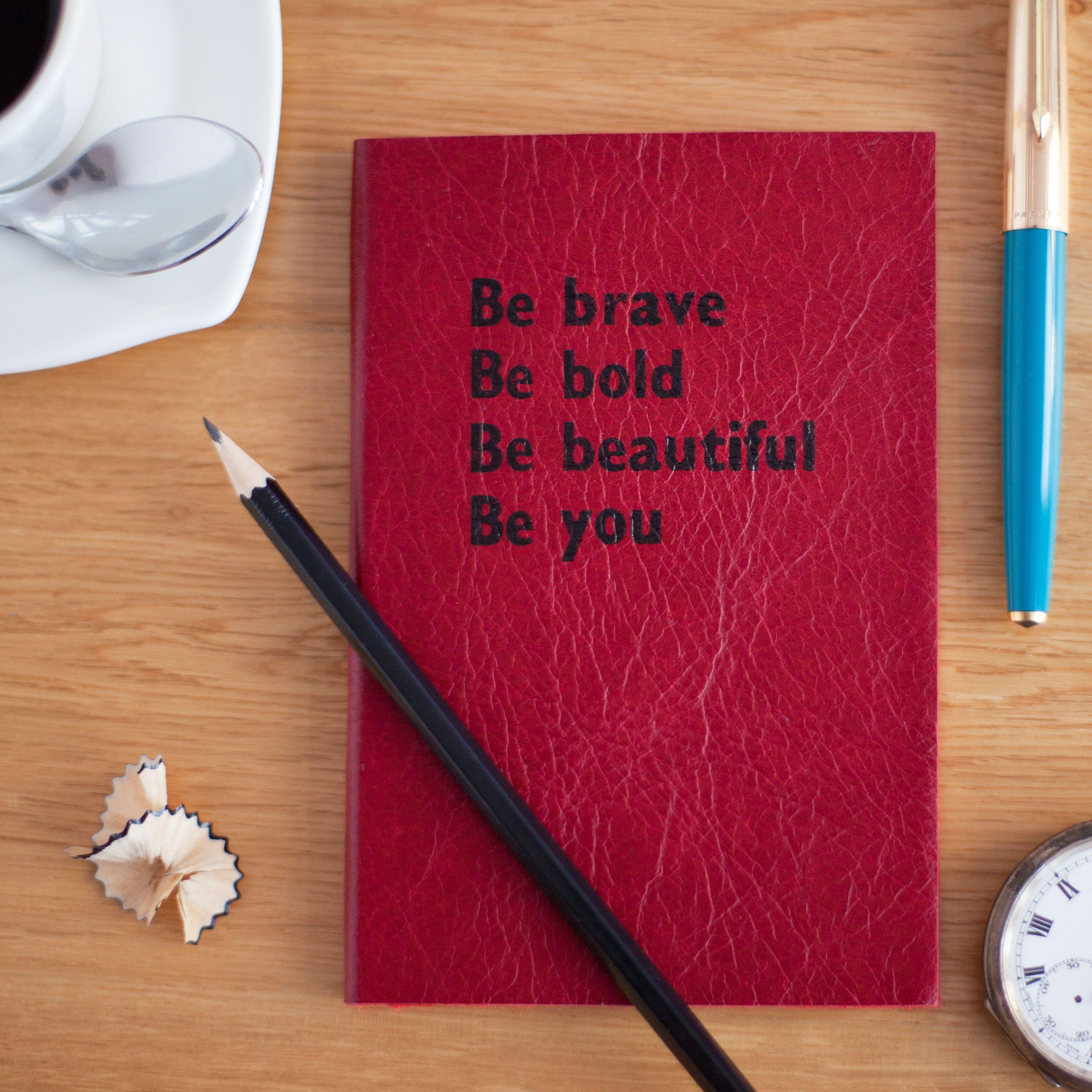 4096x4096 4096x4096 #personalised gift, #leather notebook, #brave