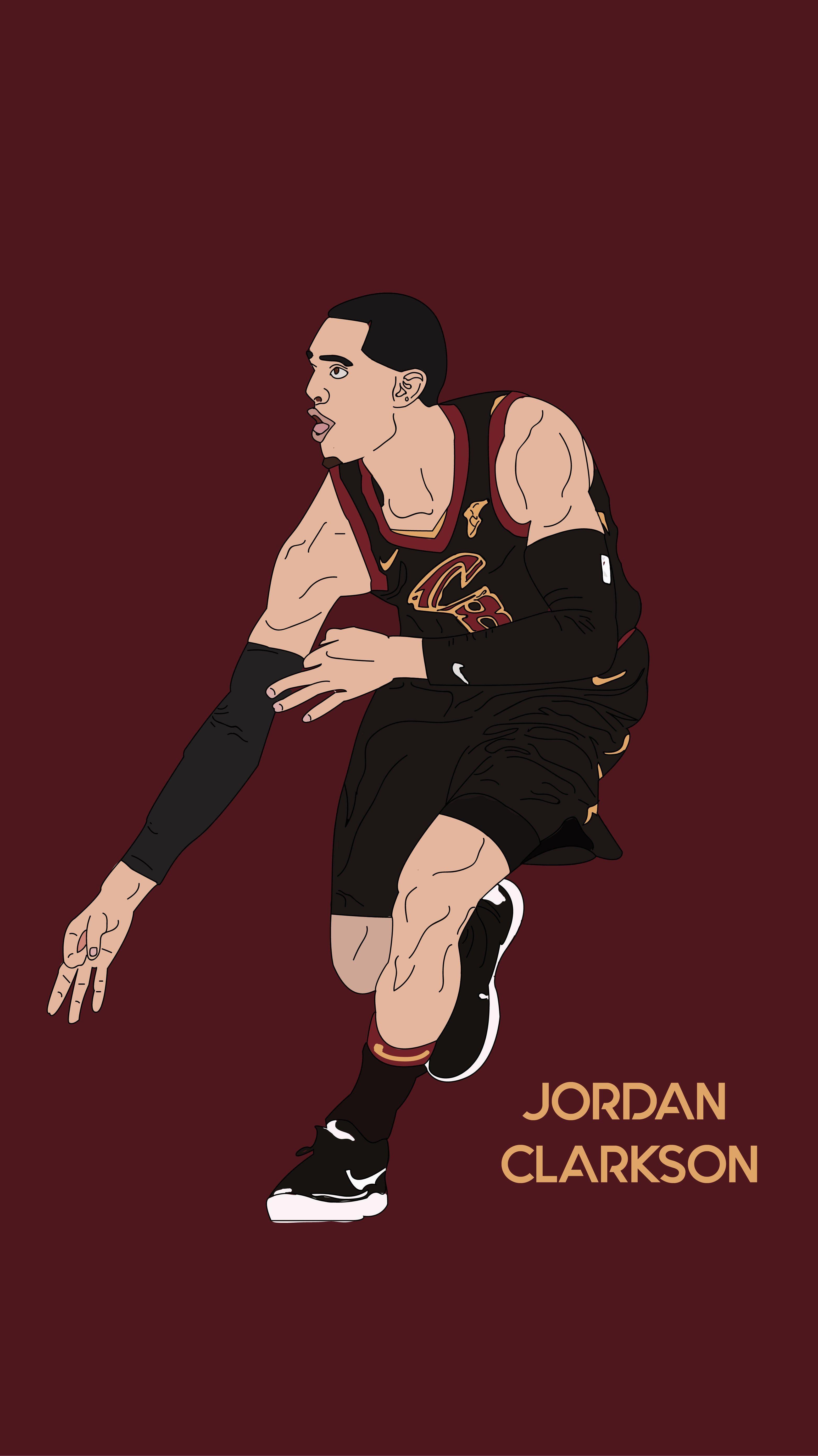 3125x5559 OC Jordan Clarkson Celebration iPhone Wallpaper