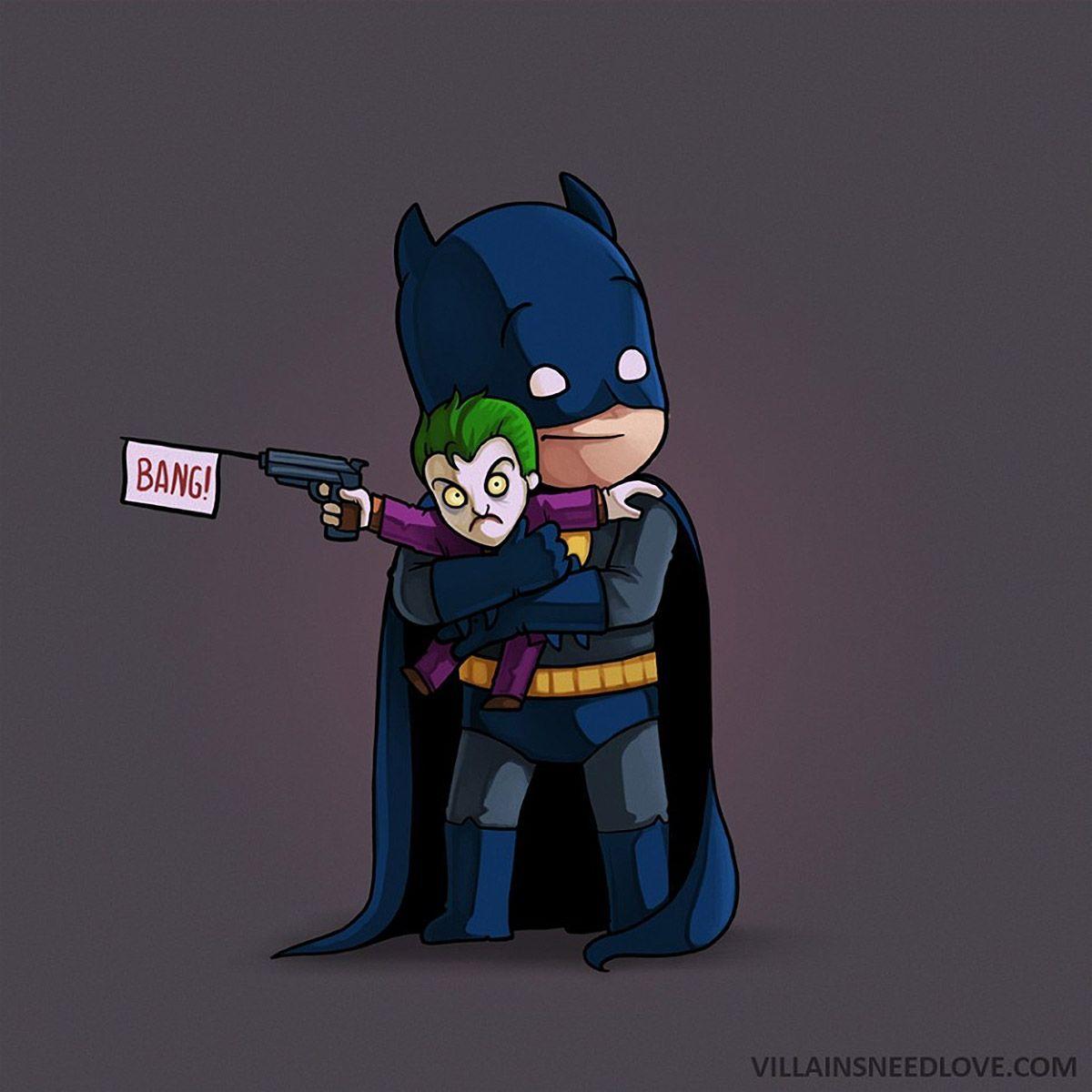 1200x1200 Barcelona Based Illustrator Nacho Diaz, Aka Naolito, Created This Quirky Series Of Artworks For His New Project Villains Need. Batman, Villain, Joker And Harley