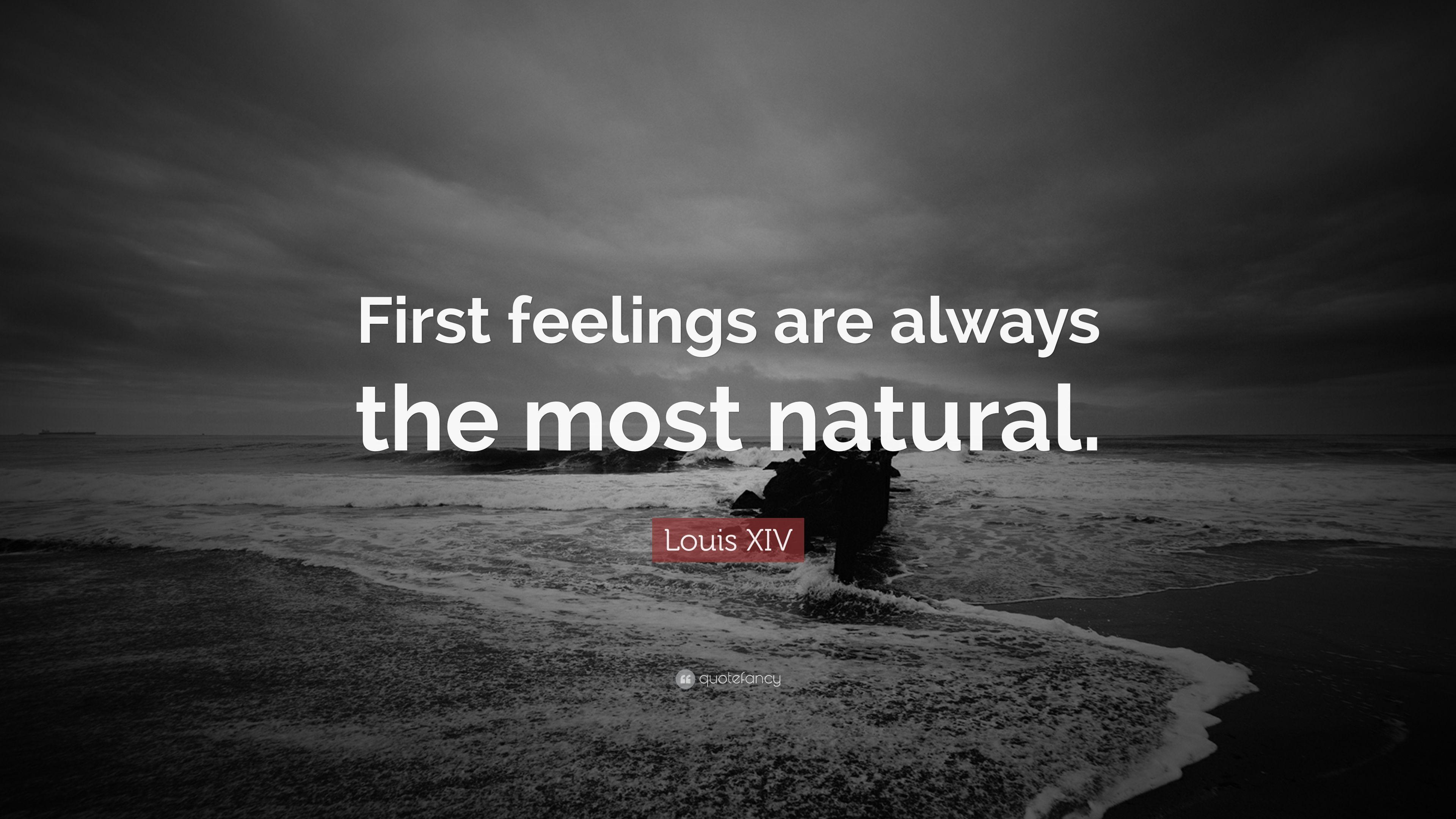 3840x2160 Louis XIV Quote: “First feelings are always the most natural.” 19