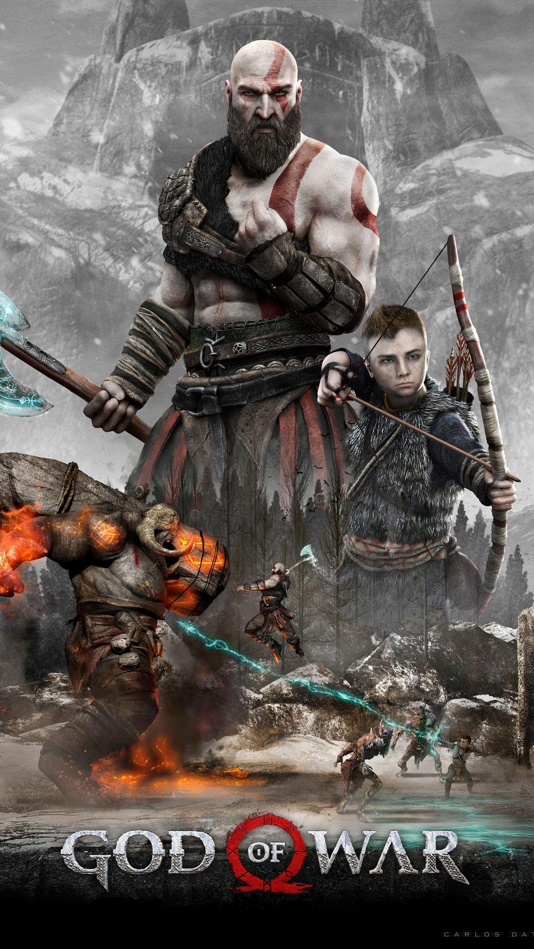 1080x1920 God of war 4 wallpaper 1080x1920