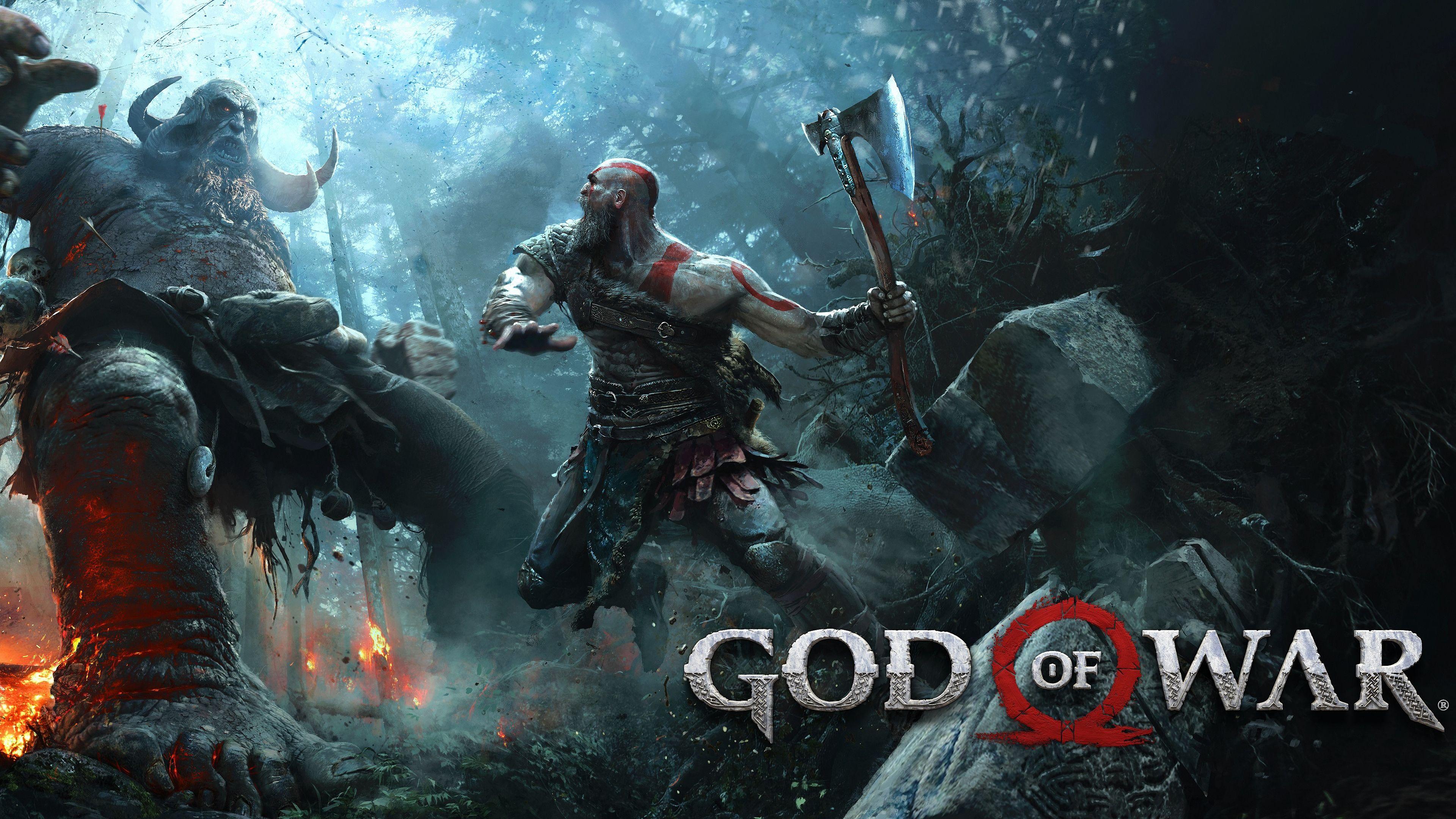 3840x2160 Kratos God of War Ps4 4K