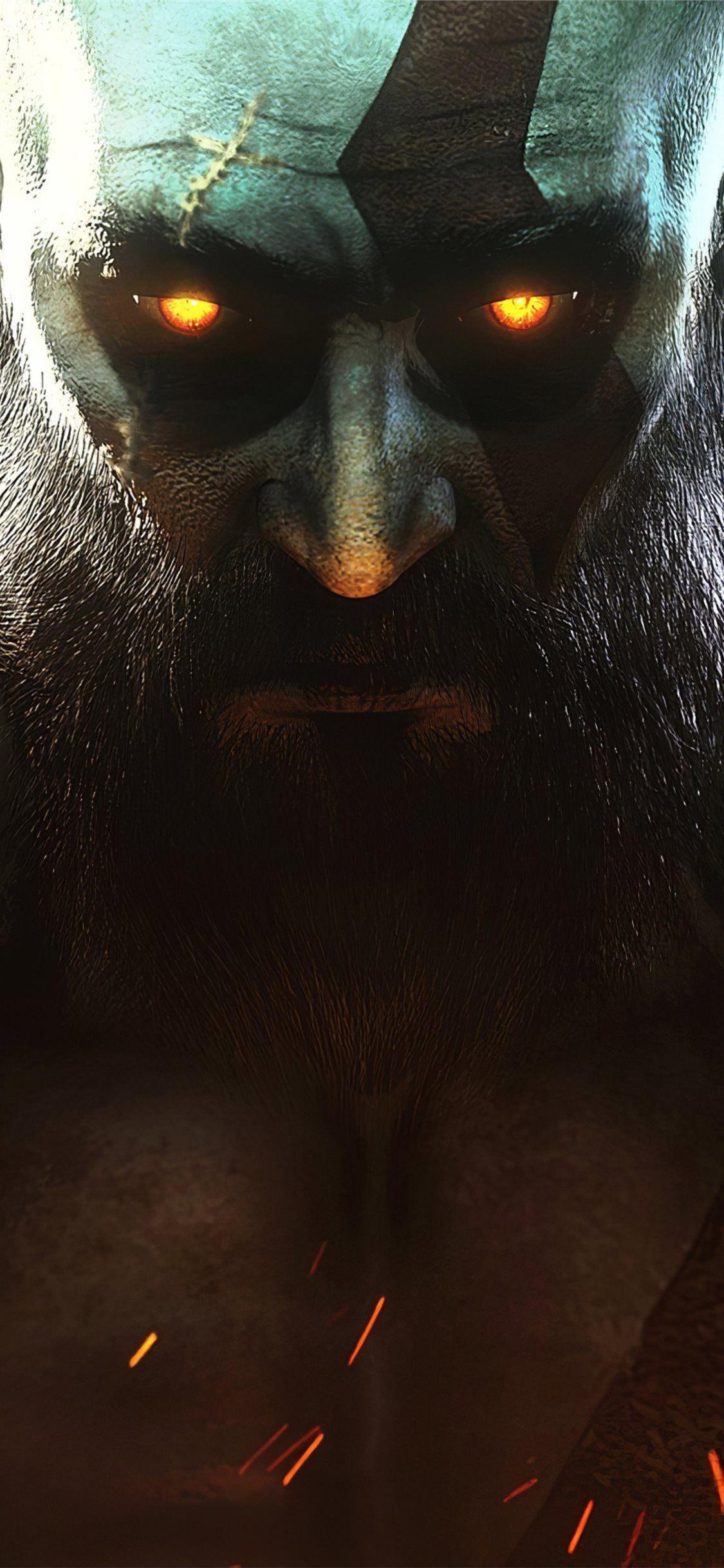 1125x2436 ghost of sparta god of war iPhone 11 Wallpaper Free Download