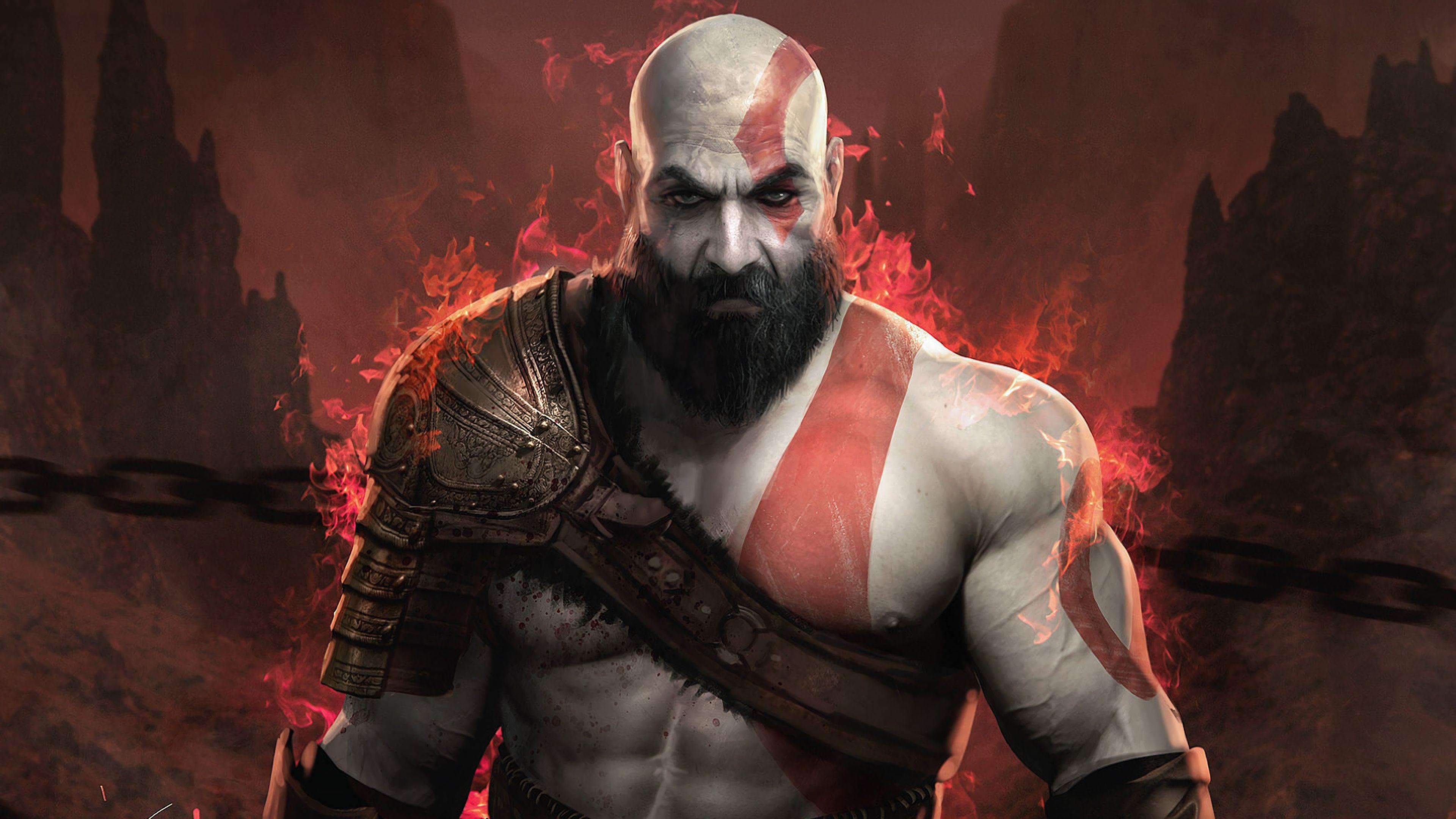 3840x2160 Kratos God of War 4 Ps4 4K