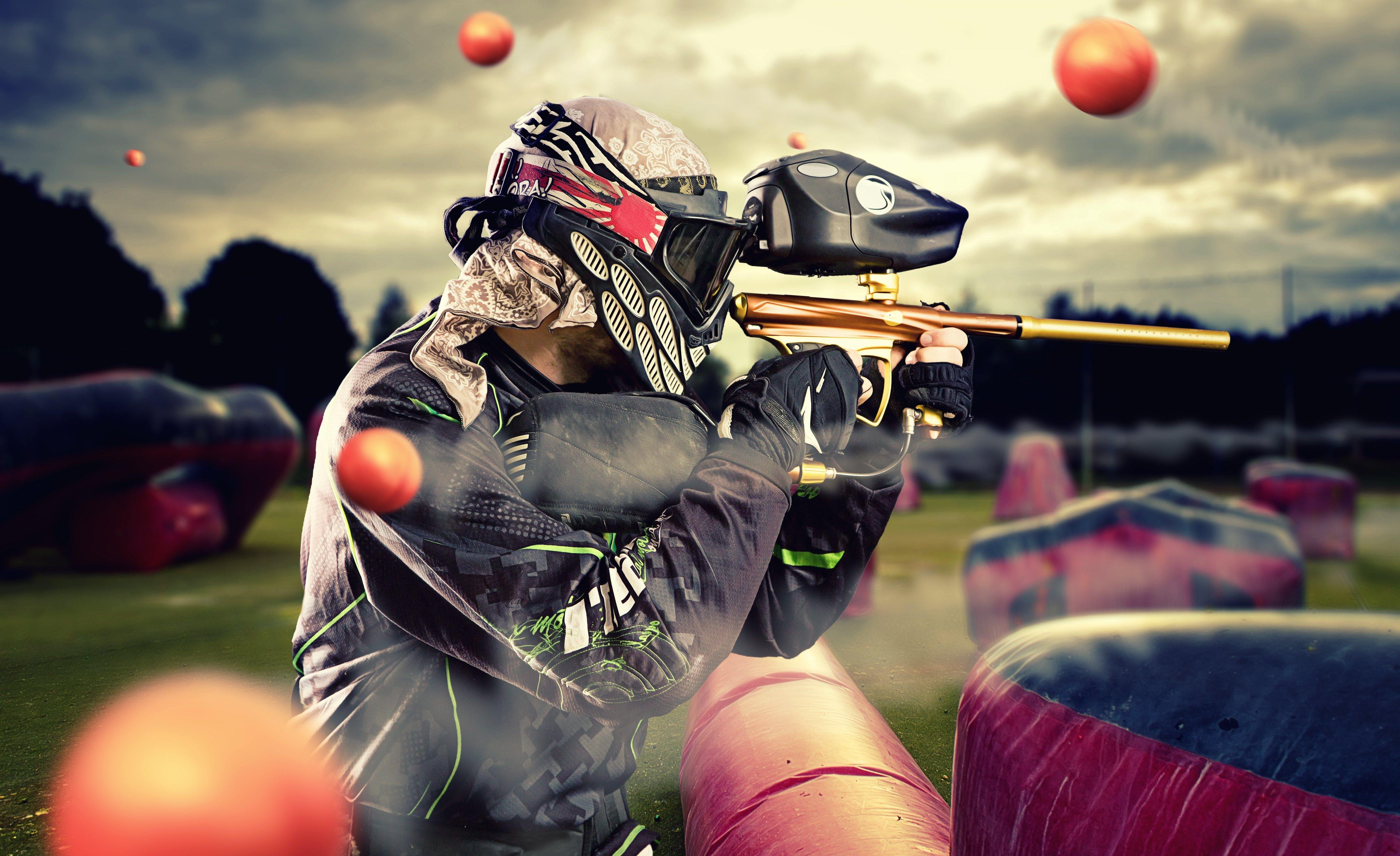 4928x3013 HD Paintball Wallpaper