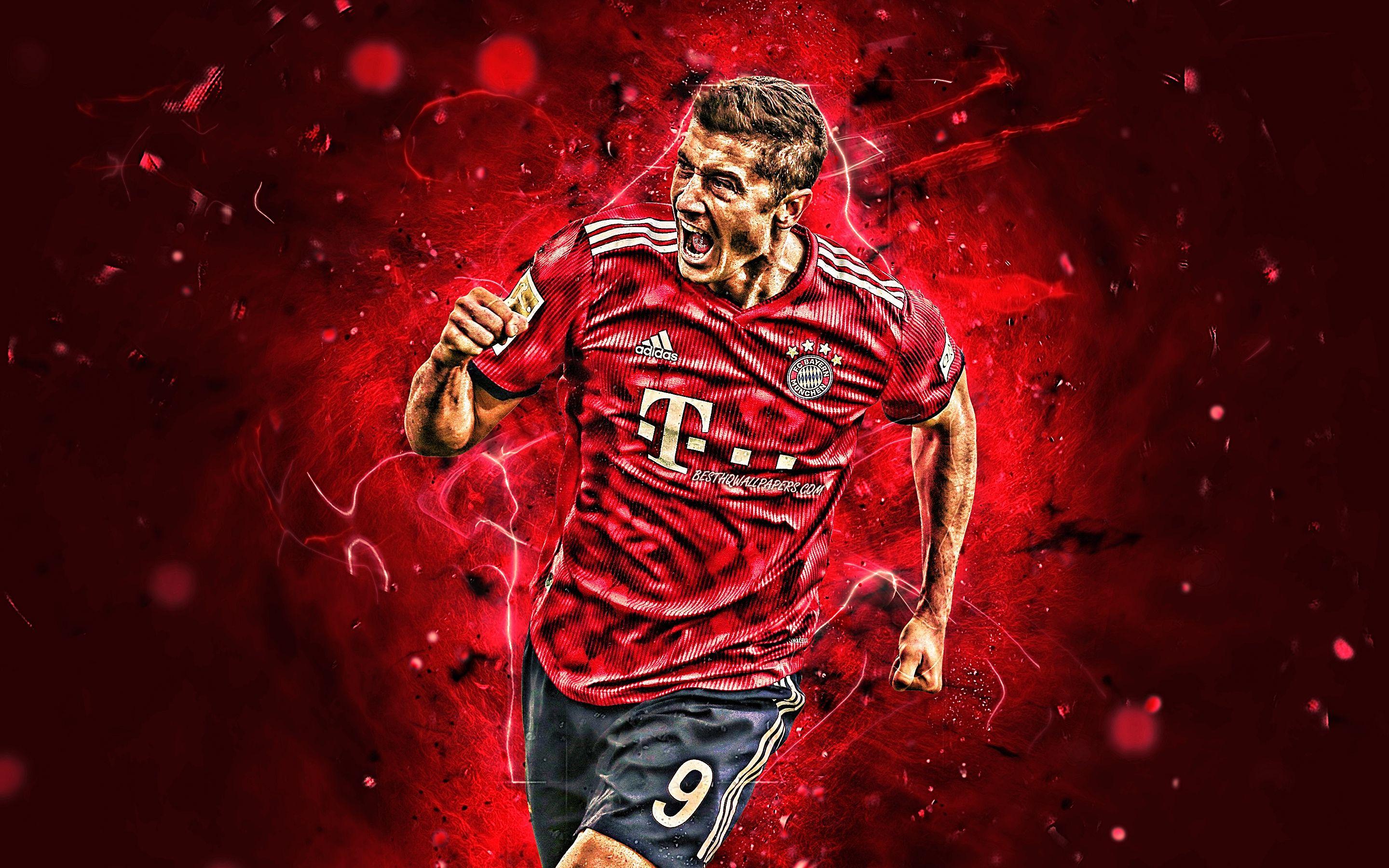 2880x1800 Robert Lewandowski, Polish, Soccer, FC Bayern Munich