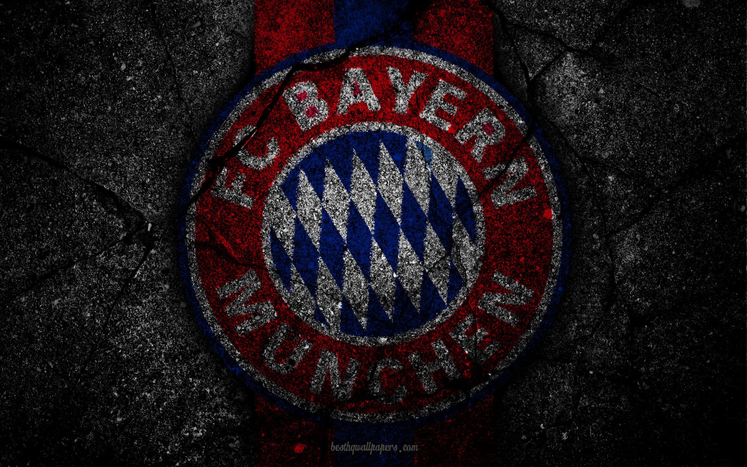 2560x1600 Download wallpaper Bayern Munich, logo, art, Bundesliga, soccer