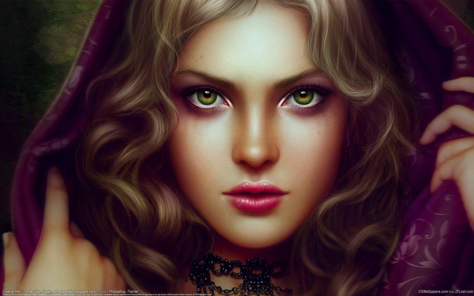 1920x1200 Green Girl Wallpaper. Green Wallpaper