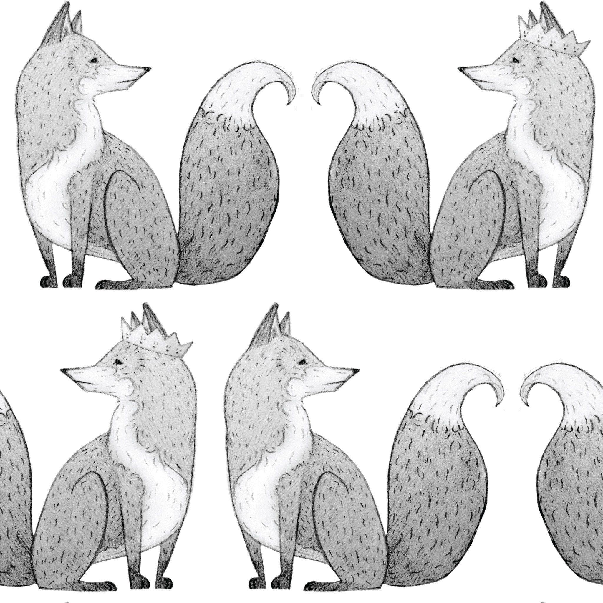 2048x2048 Mr Fox Wallpaper. Anewall Mural Wallpaper