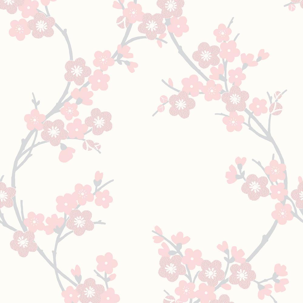 1000x1000 Graham & Brown Soft Pink Cherry Blossom Wallpaper 20 811 The Home
