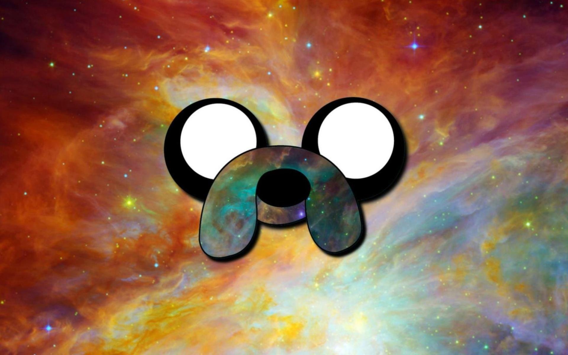 1920x1200 Eyes outer space adventure time jake the dog wallpaper