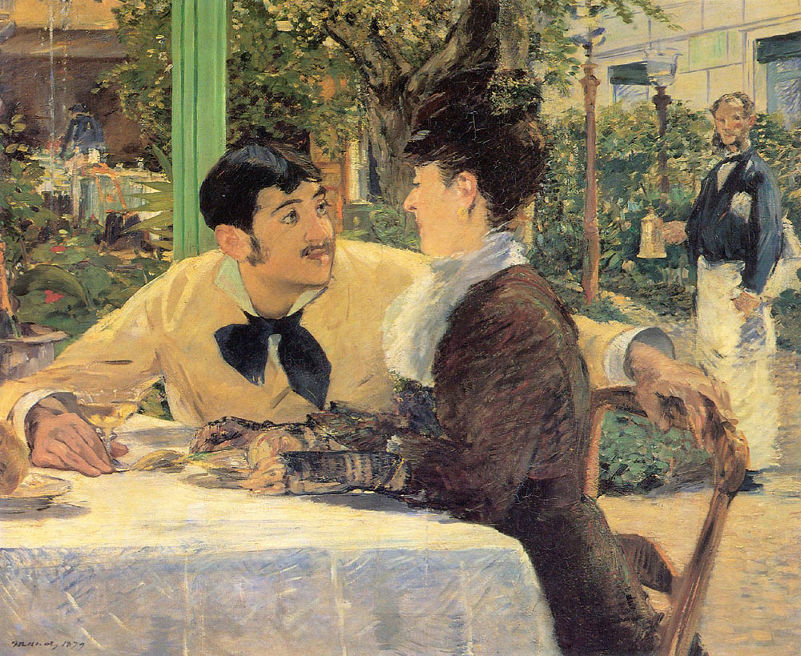 1600x1310 Édouard Manet. At Father Lathuille 1879