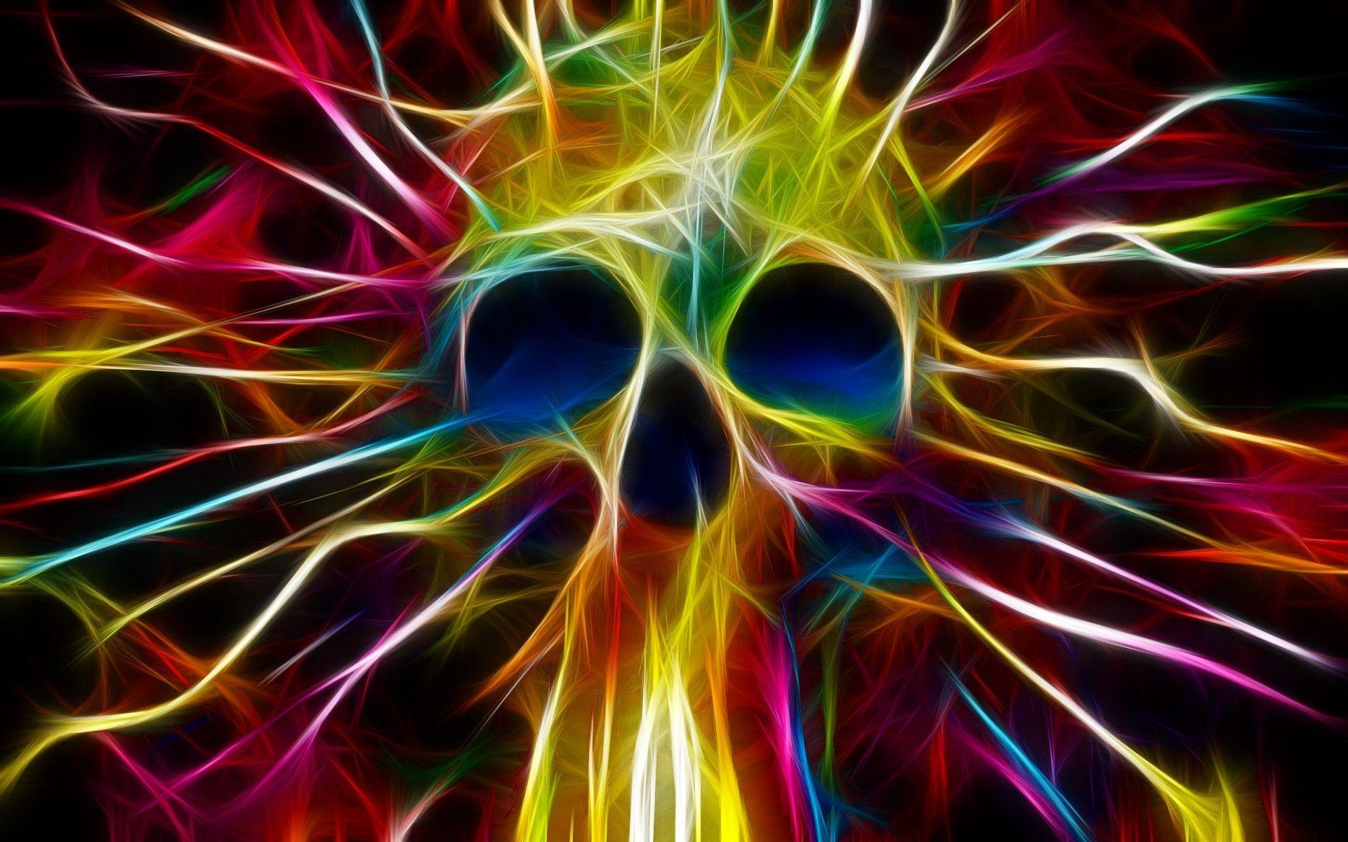 1920x1200 Trippy Cat Wallpaper