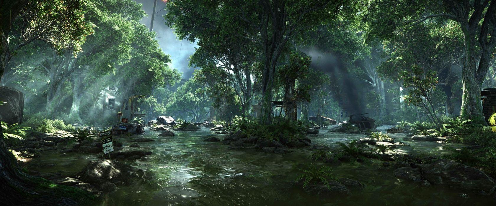 1680x700 CRYSIS Sci Fi Fps Shooter Action Fighting Futuristic Sandbox
