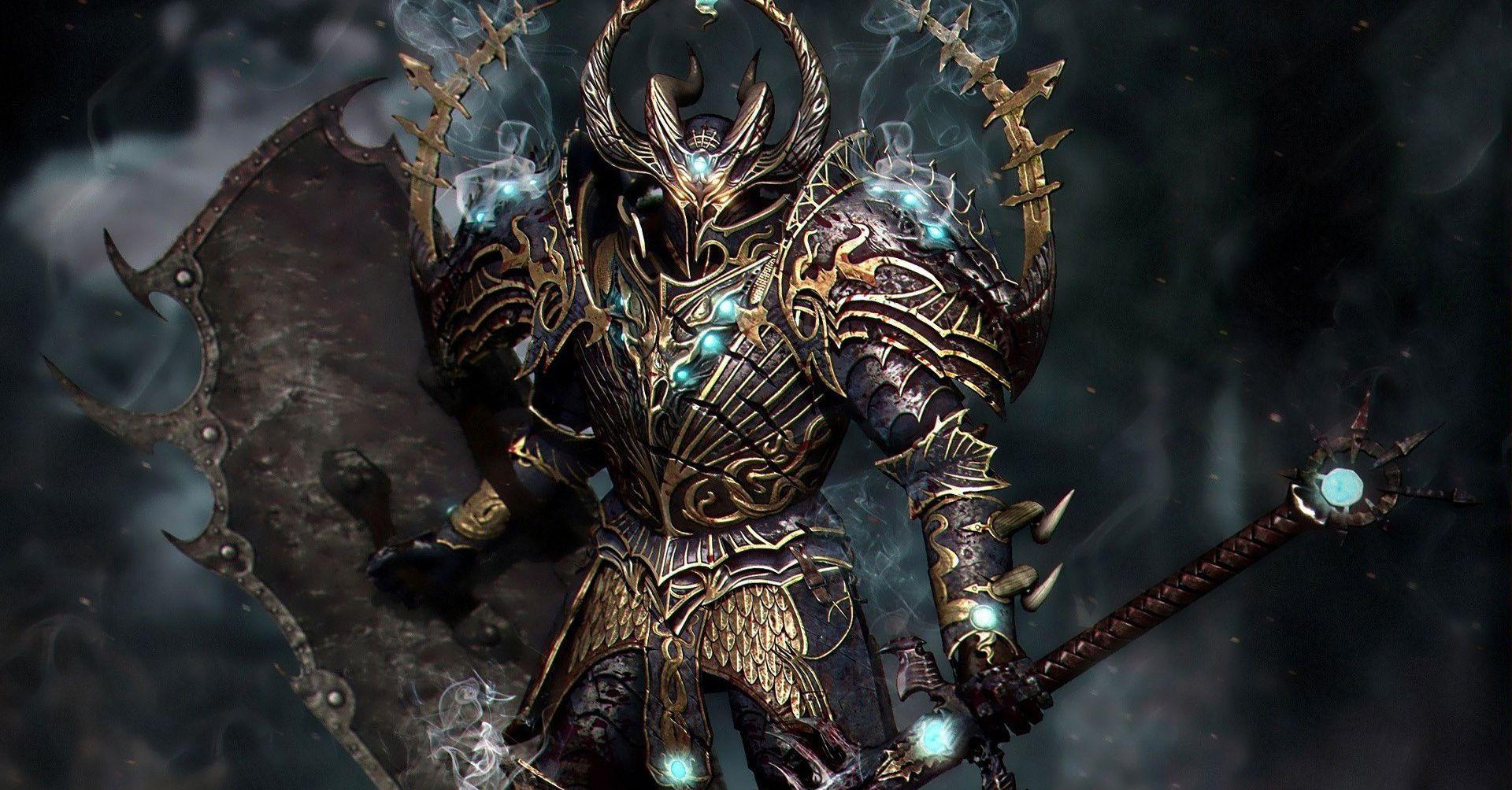 1920x1004 Warhammer Chaos Warior Wallpaper HD / Desktop and Mobile Background