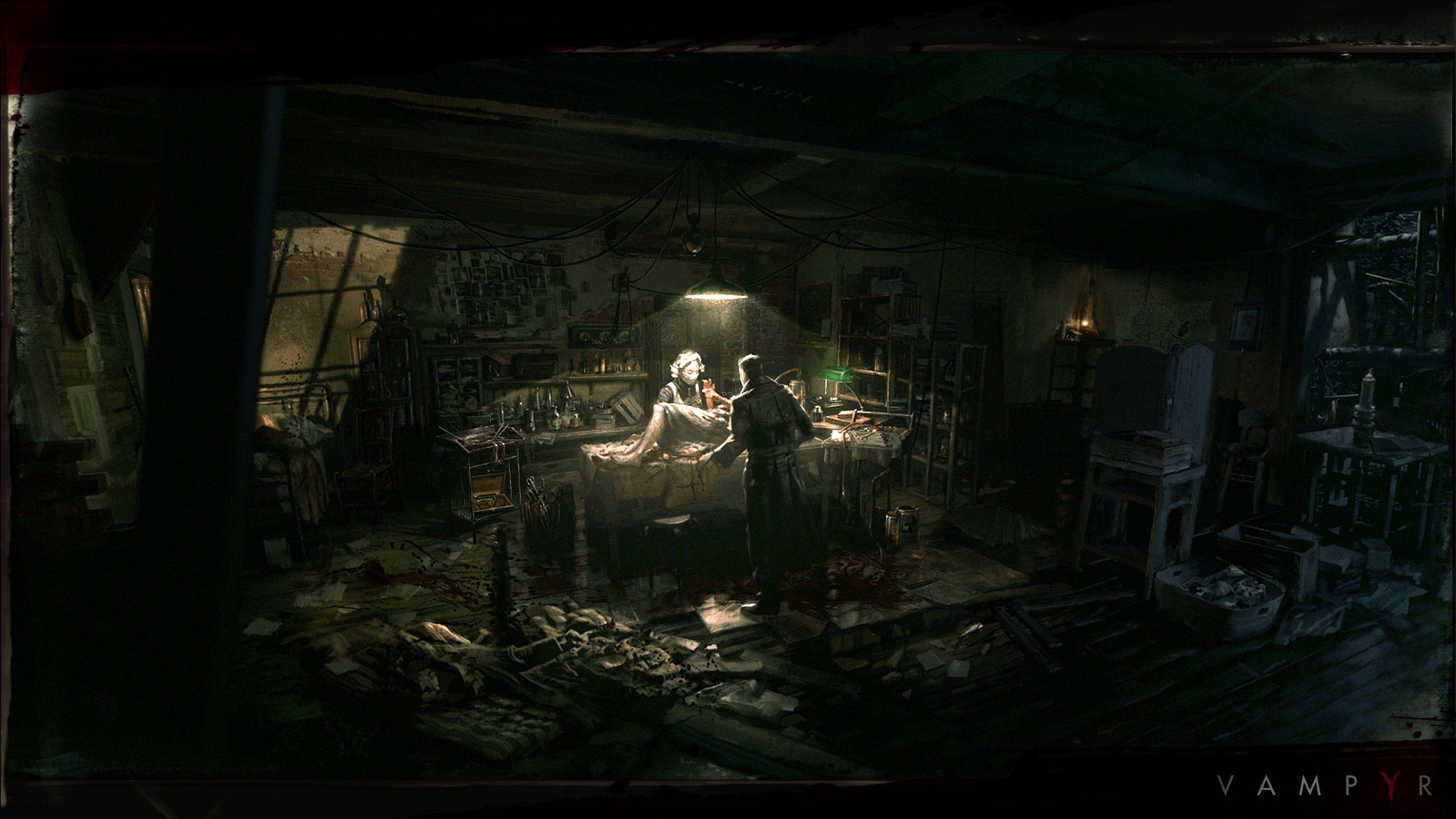3840x2160 Wallpaper Vampyr, poster, 4K, Games