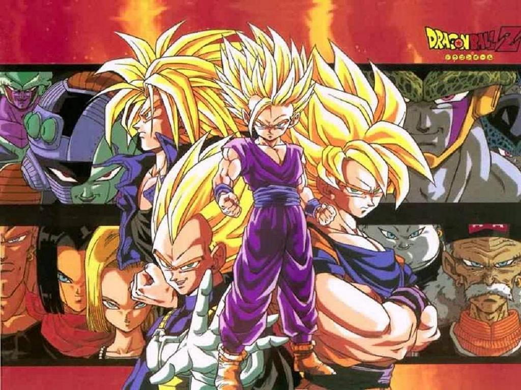 1024x768 DBZ Wallpaper Free