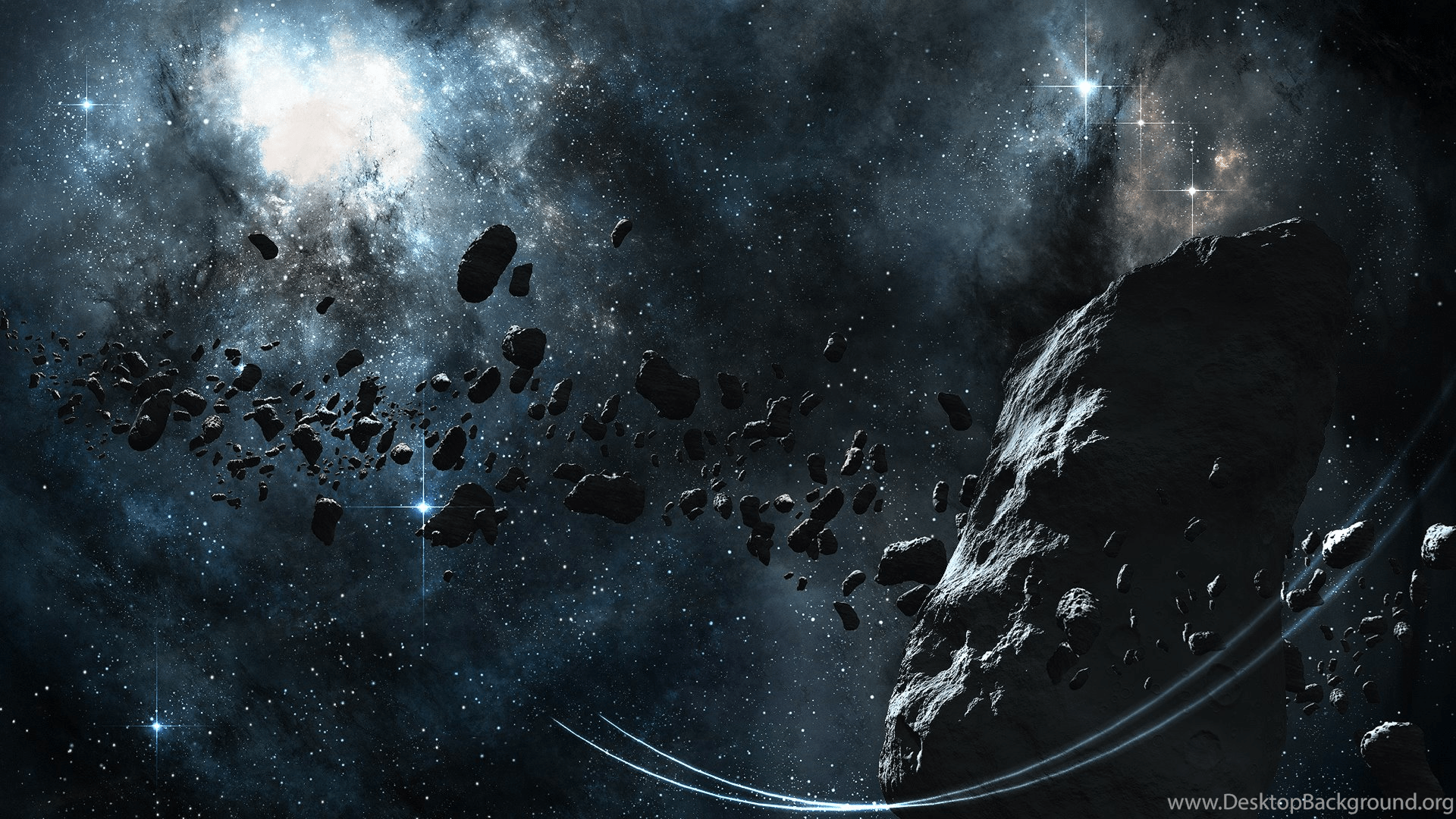 1920x1080 Space Asteroid Digital Art Space Art HD Wallpaper, Desktop
