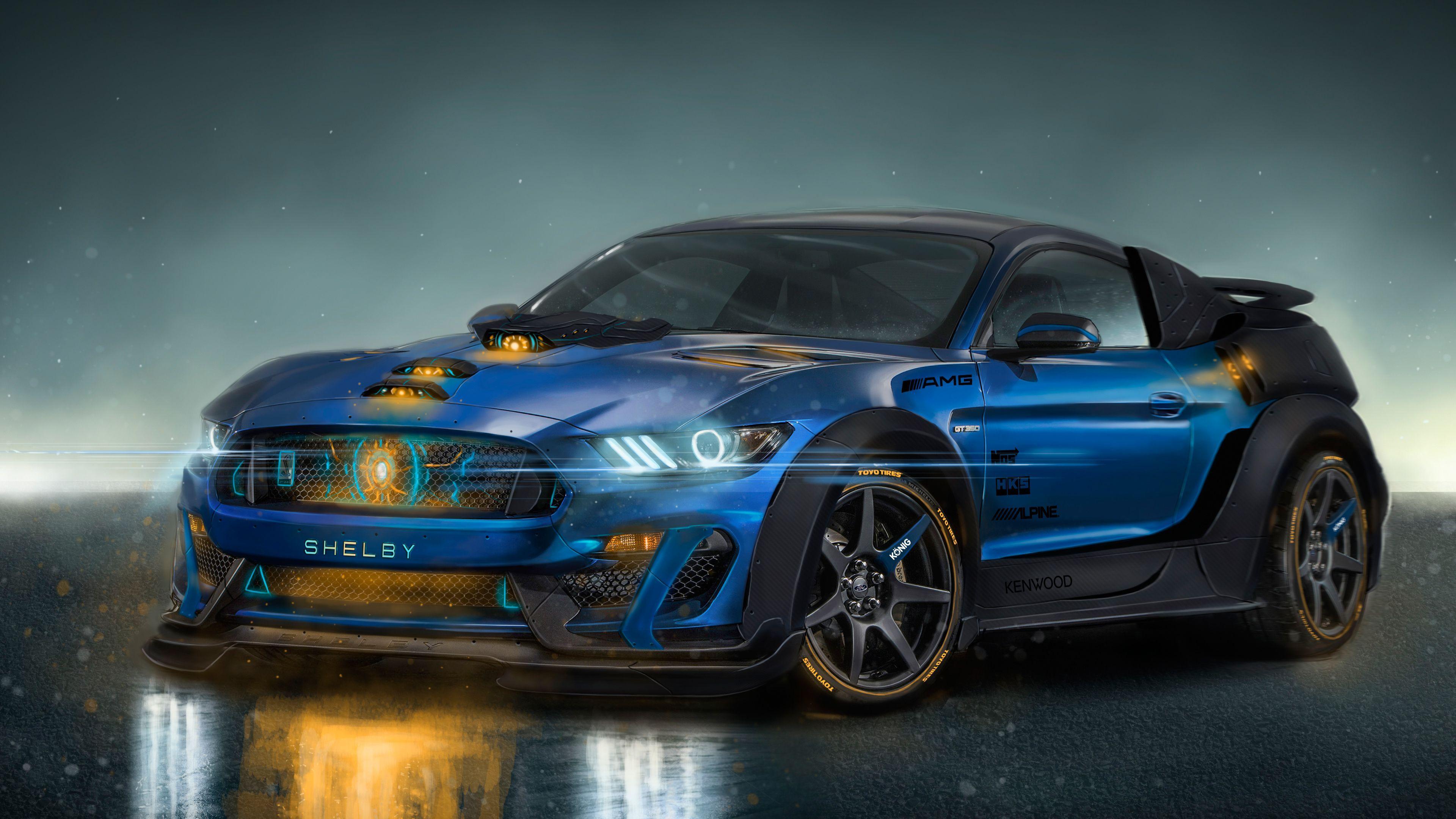 3840x2160 Wallpaper 4k Shelby GT350R AMG Artwork artist wallpaper, artwork