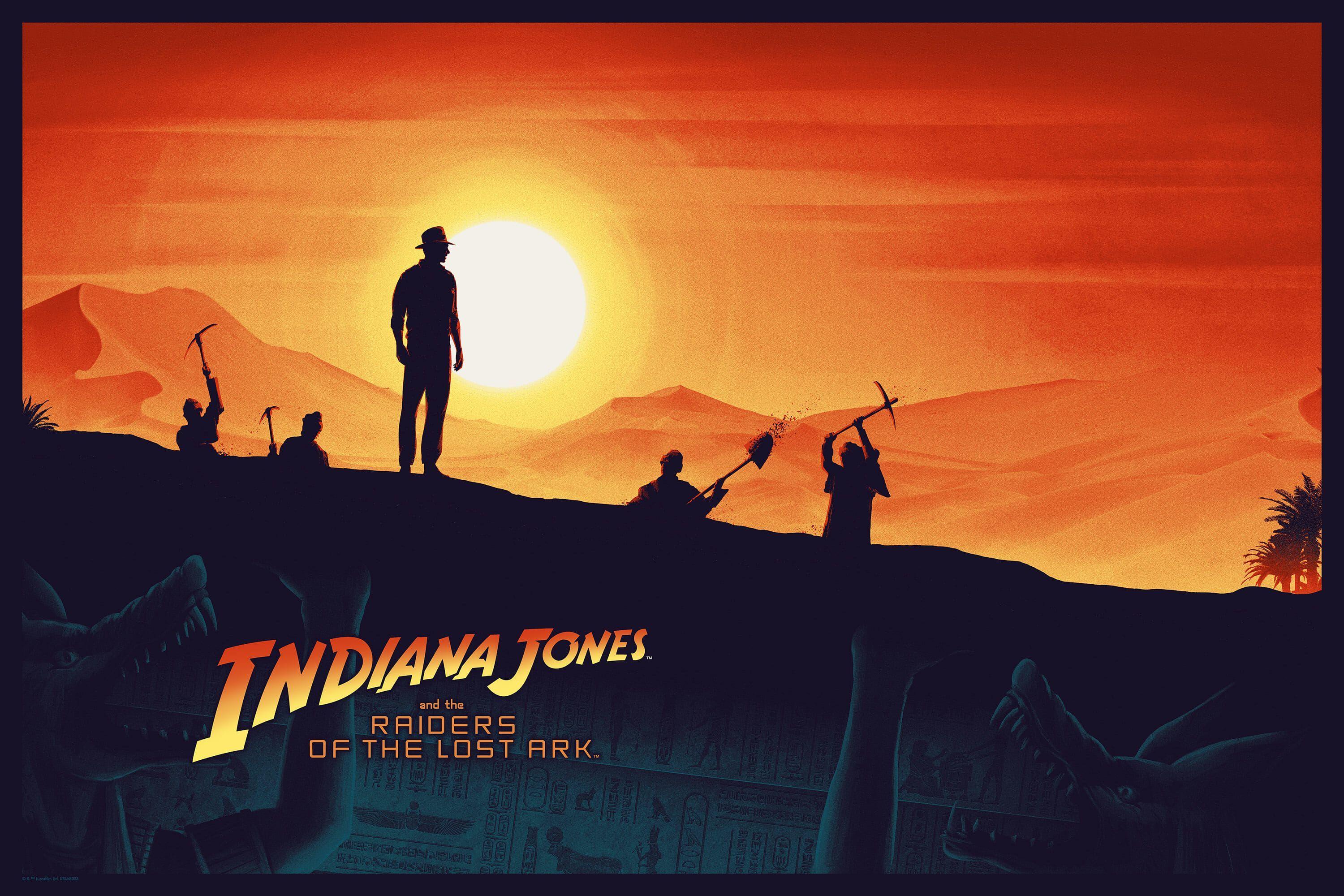 3000x2000 A Matt Ferguson X Florey Exhibition: Amblinesque. Indiana jones, Poster, Movie art