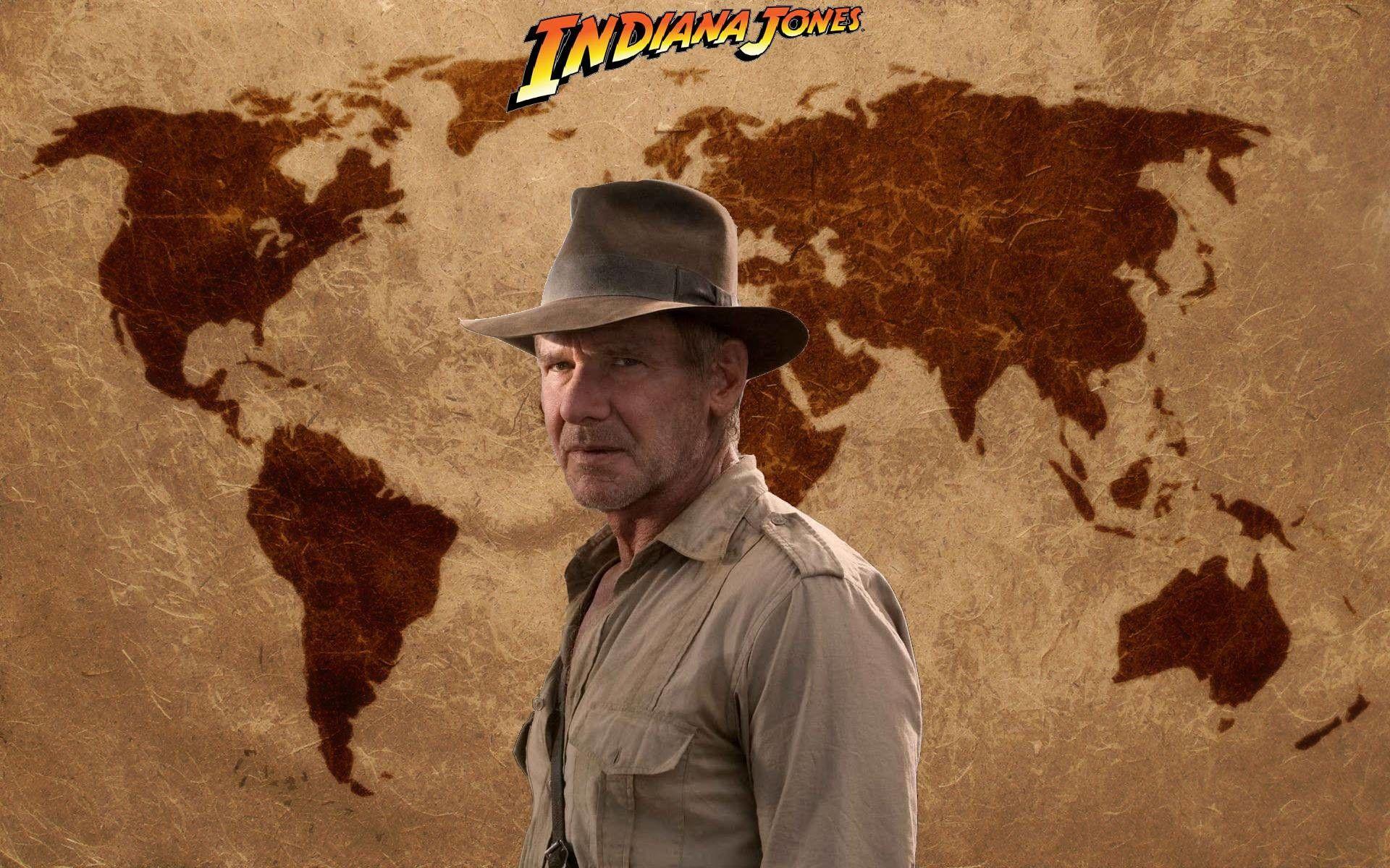 1920x1200 Indiana Jones Map Wallpaper