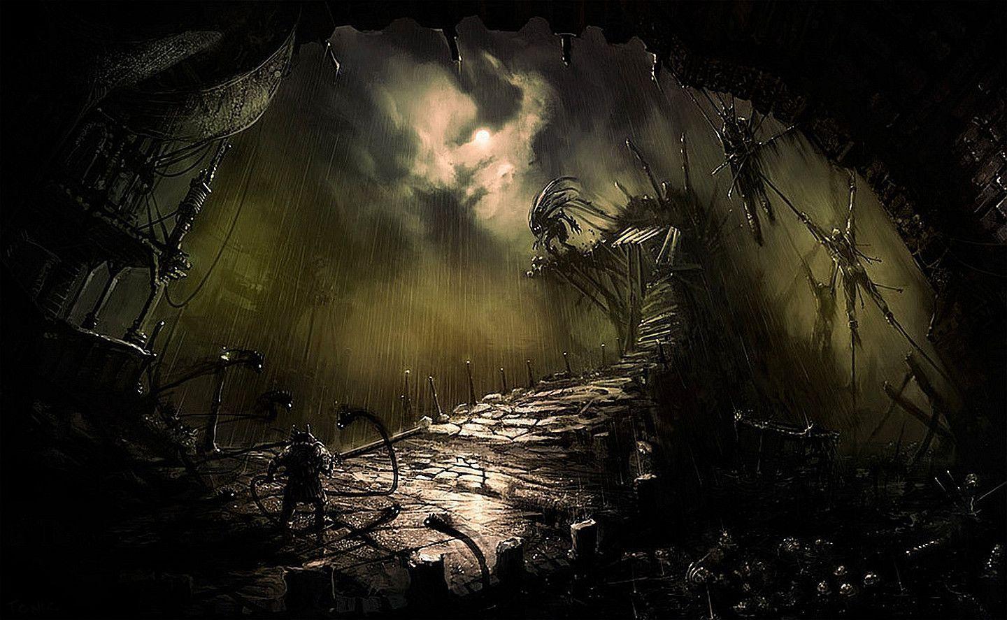 1440x887 Cool Scary Background
