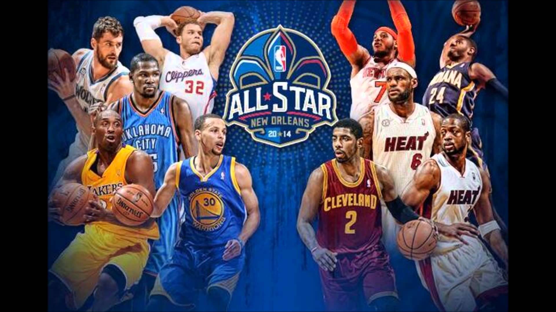 1920x1080 Free download NBA 2014 All Star Game Starters East West 1920x1080